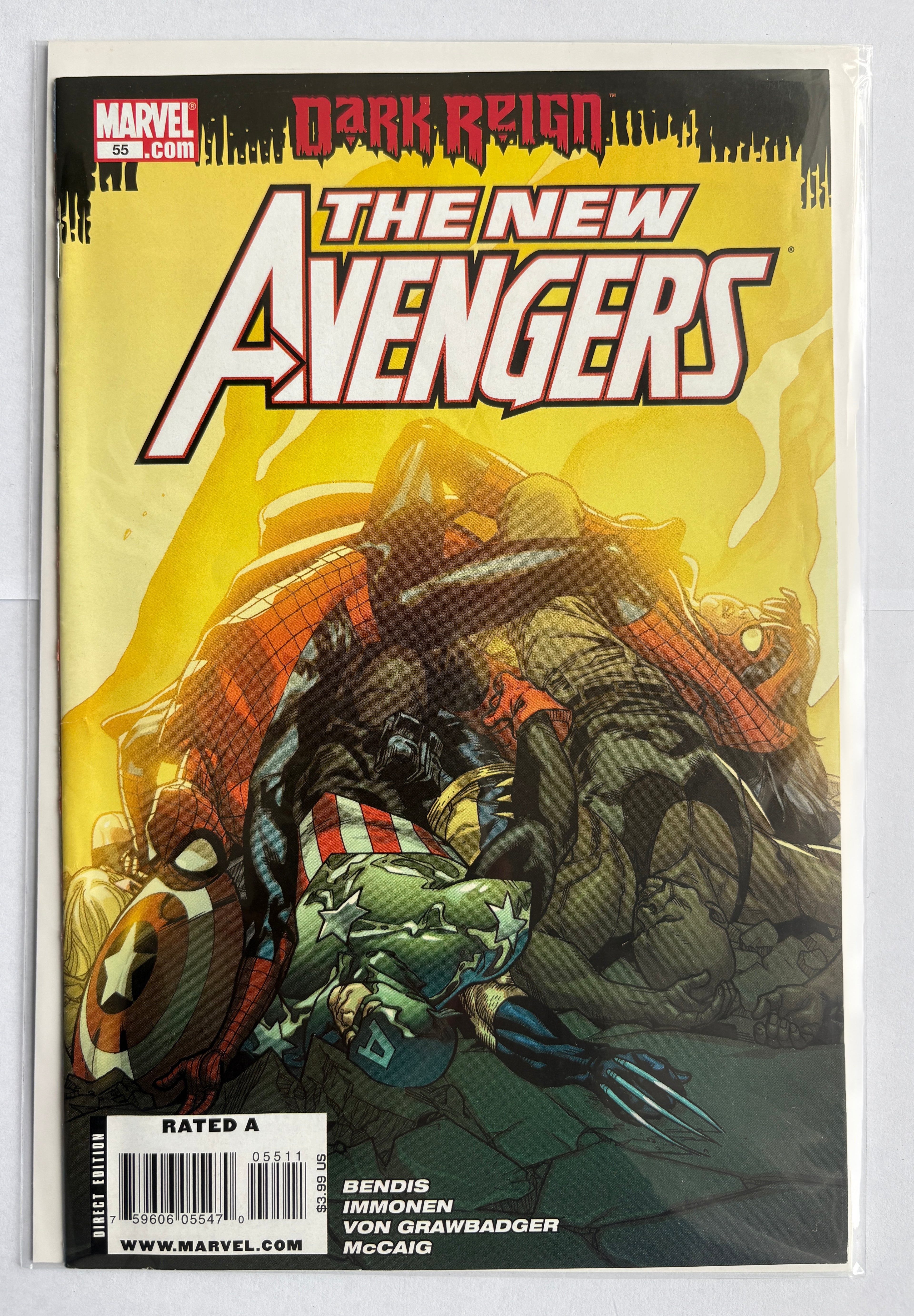 The New Avengers #55 - 1st Printing - Marvel Comics September 2009 FN+ 6.5