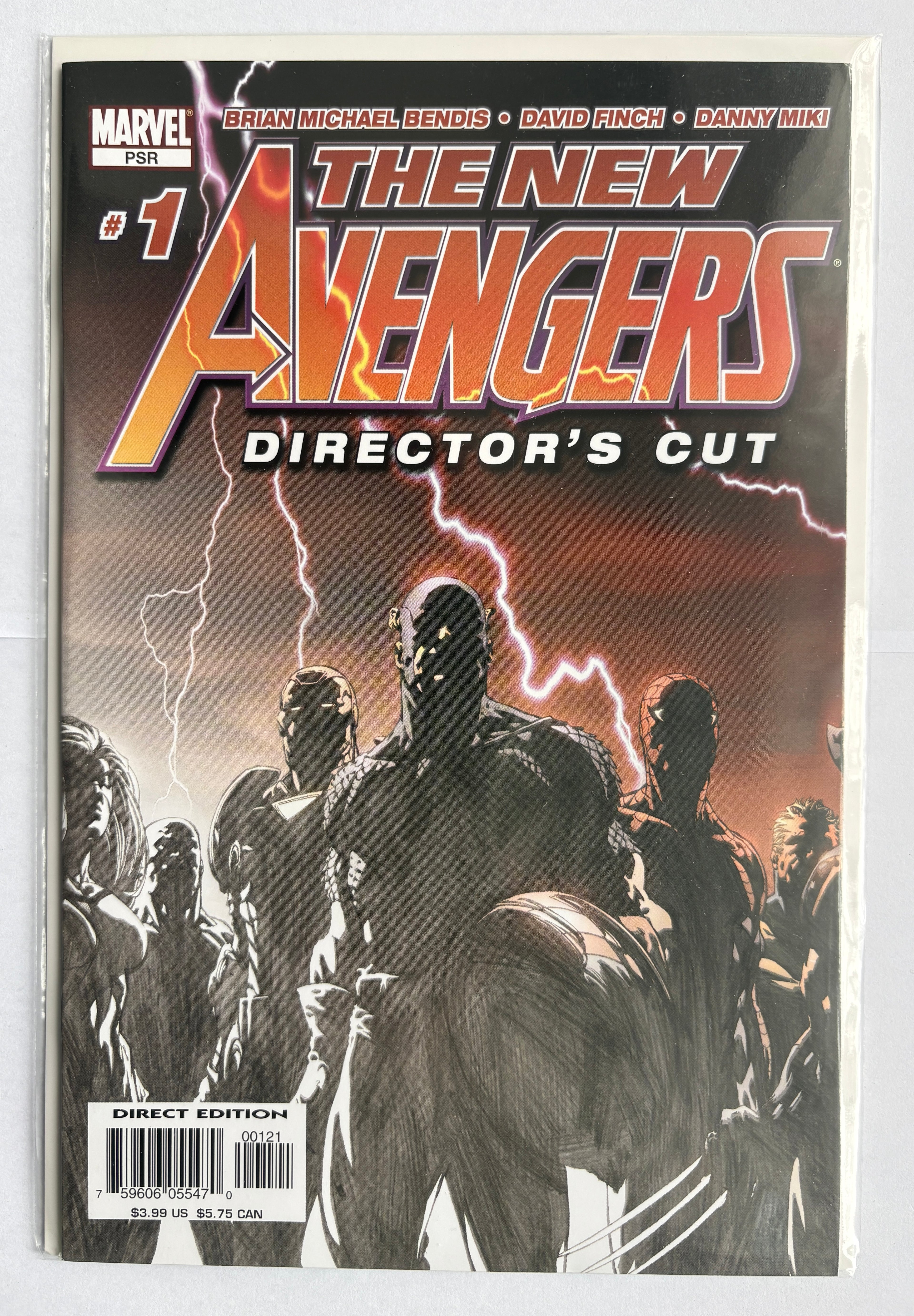 The New Avengers #1 Director's Cut 1st Printing Marvel Comics 2004 VF+ 8.5