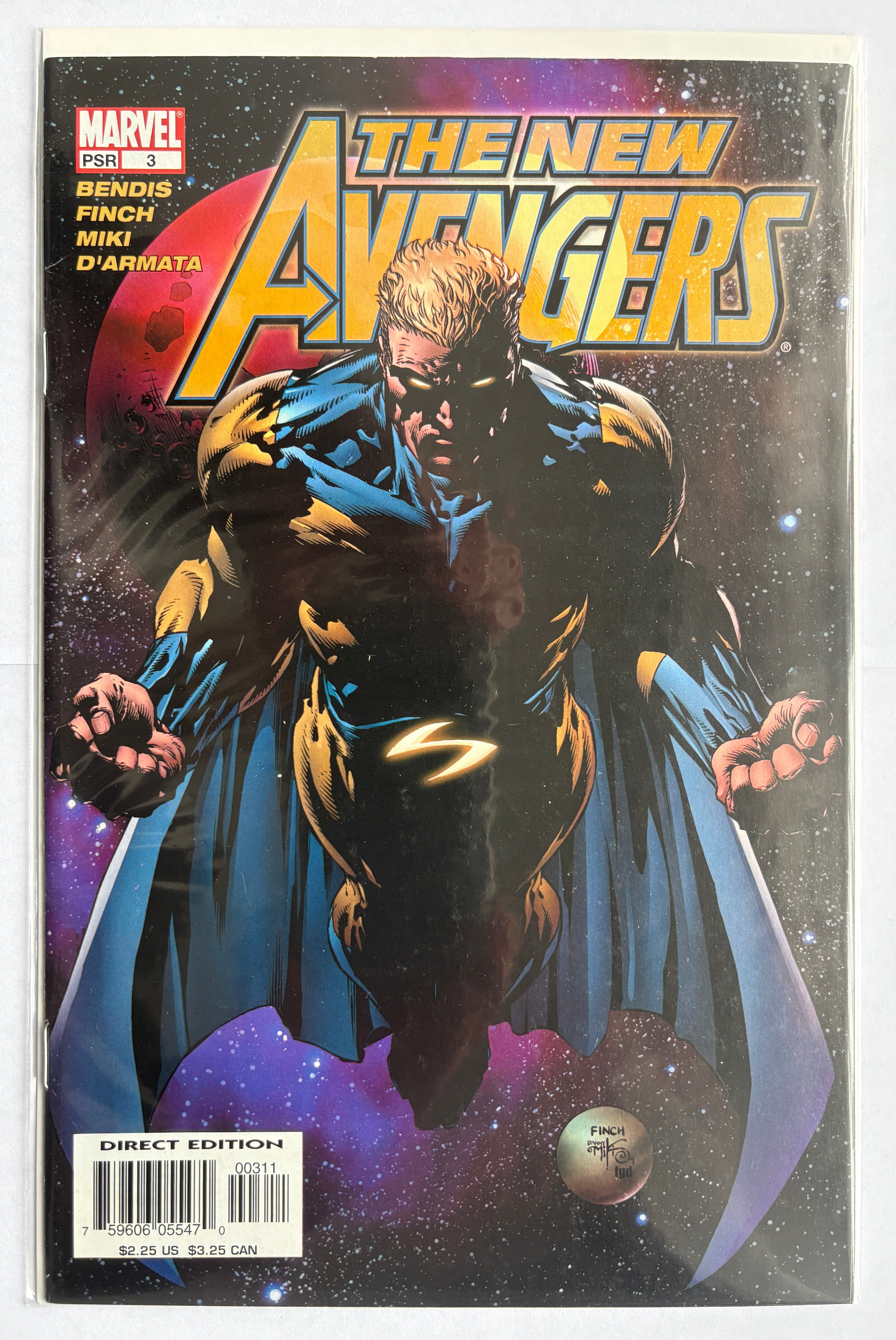 The New Avengers #3 - 1st Printing - Marvel Comics March 2005 F/VF 7.0