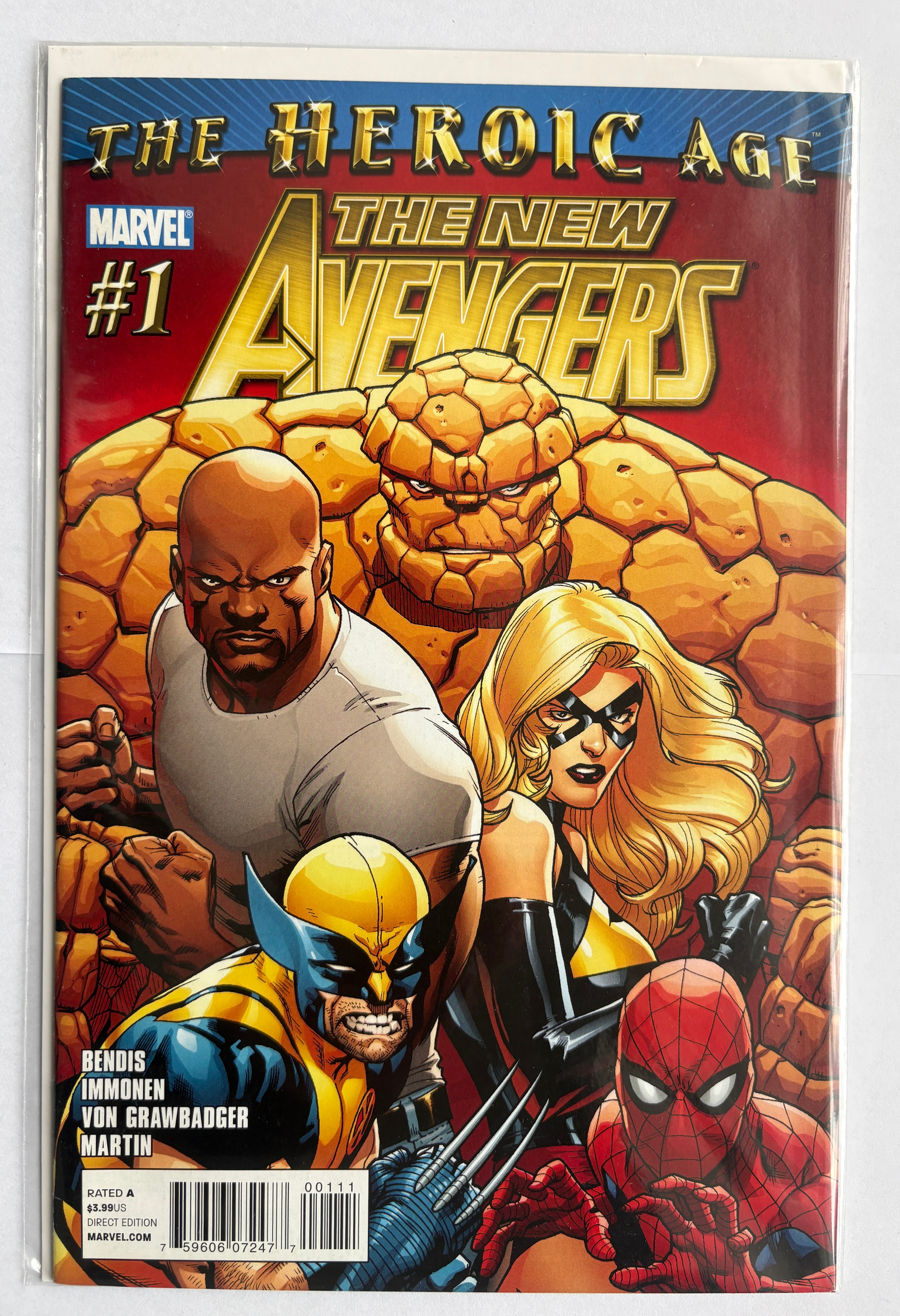 The New Avengers #1 The Heroic Age - 1st Printing Cover A - August 2010 VF 8.0