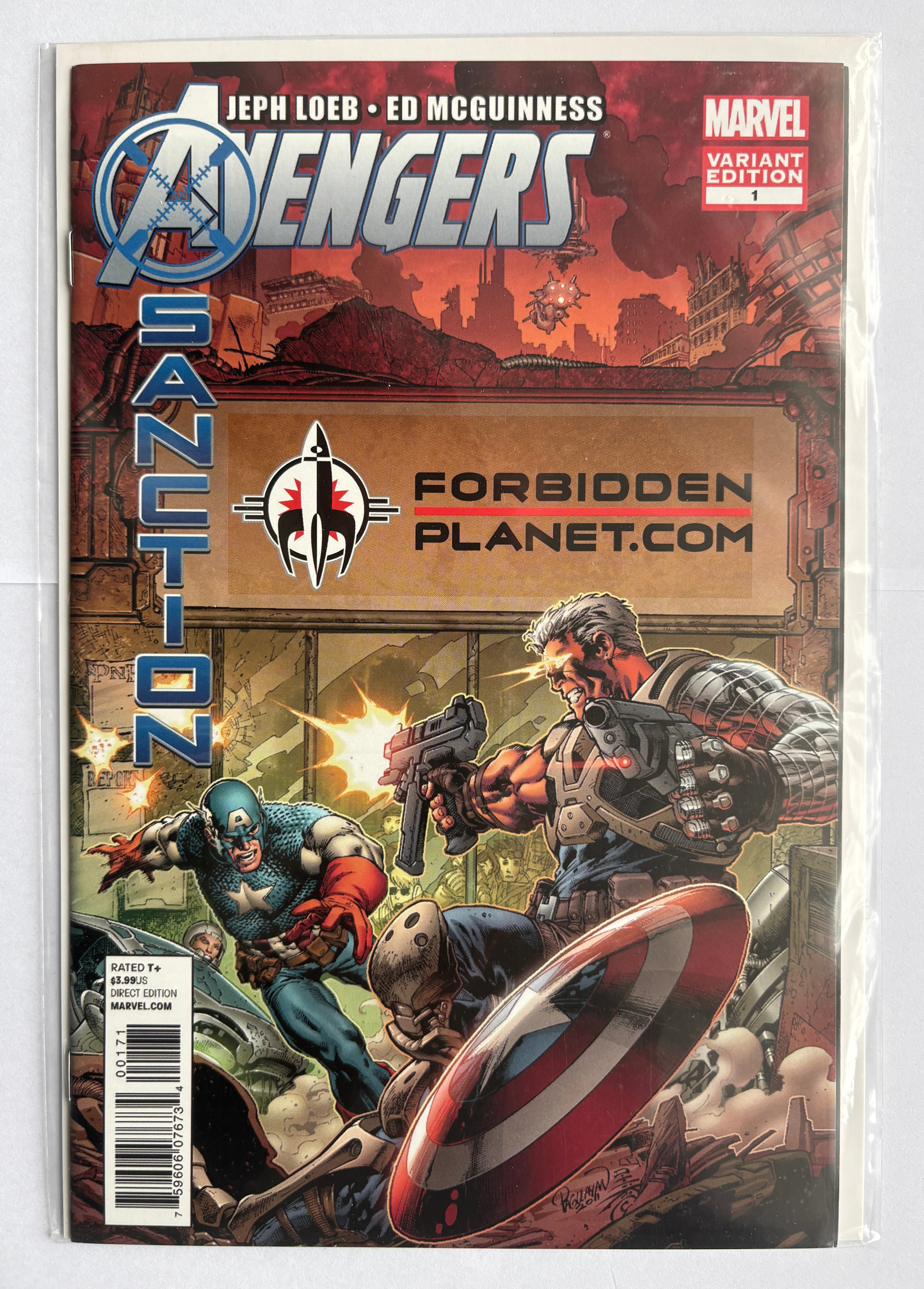 Avengers X-Sanction #1 - 1st Print Forbidden Planet Variant Marvel 2012 VF- 7.5