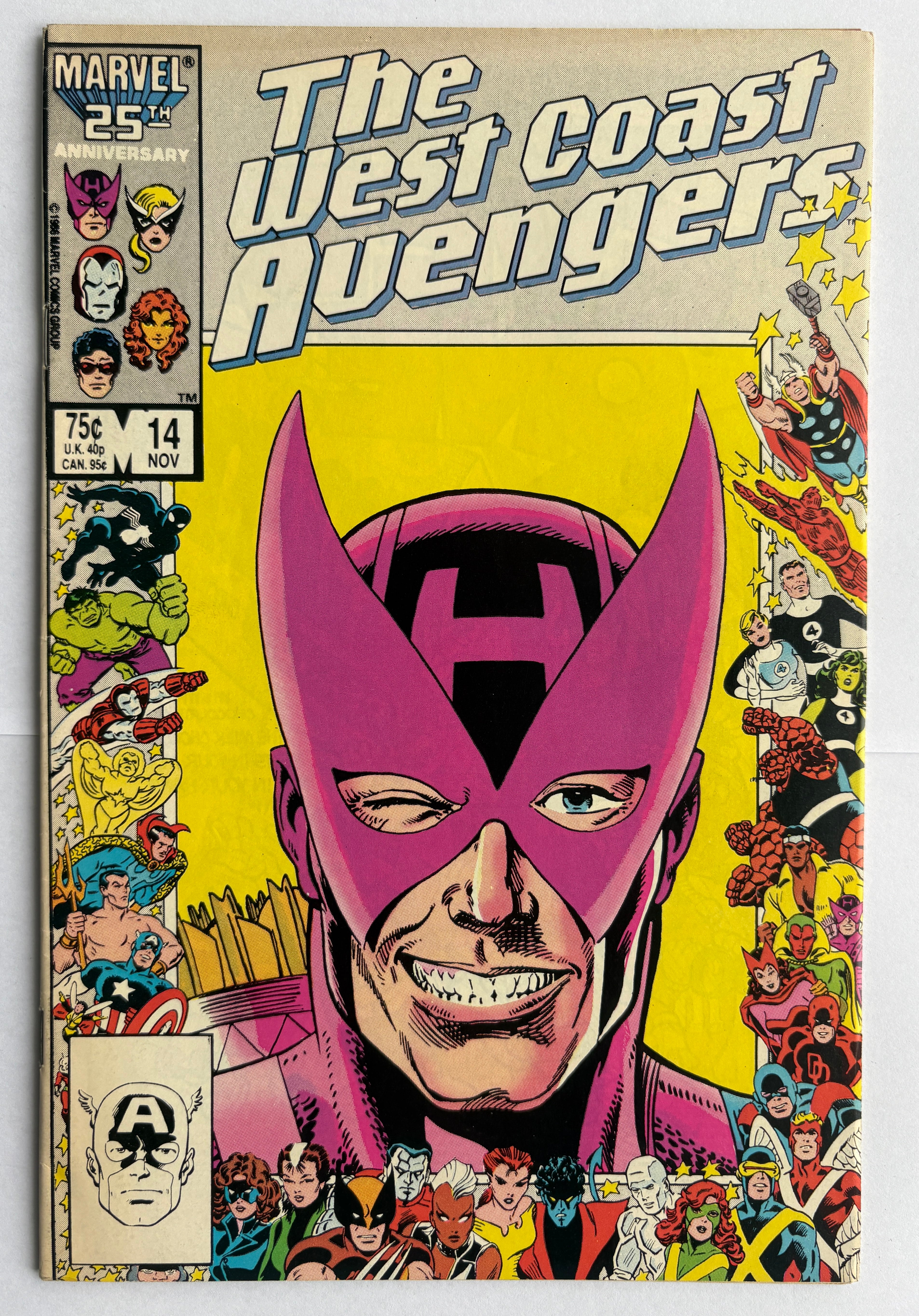 The West Coast Avengers #14 - Marvel Comics - November 1986 F/VF 7.0