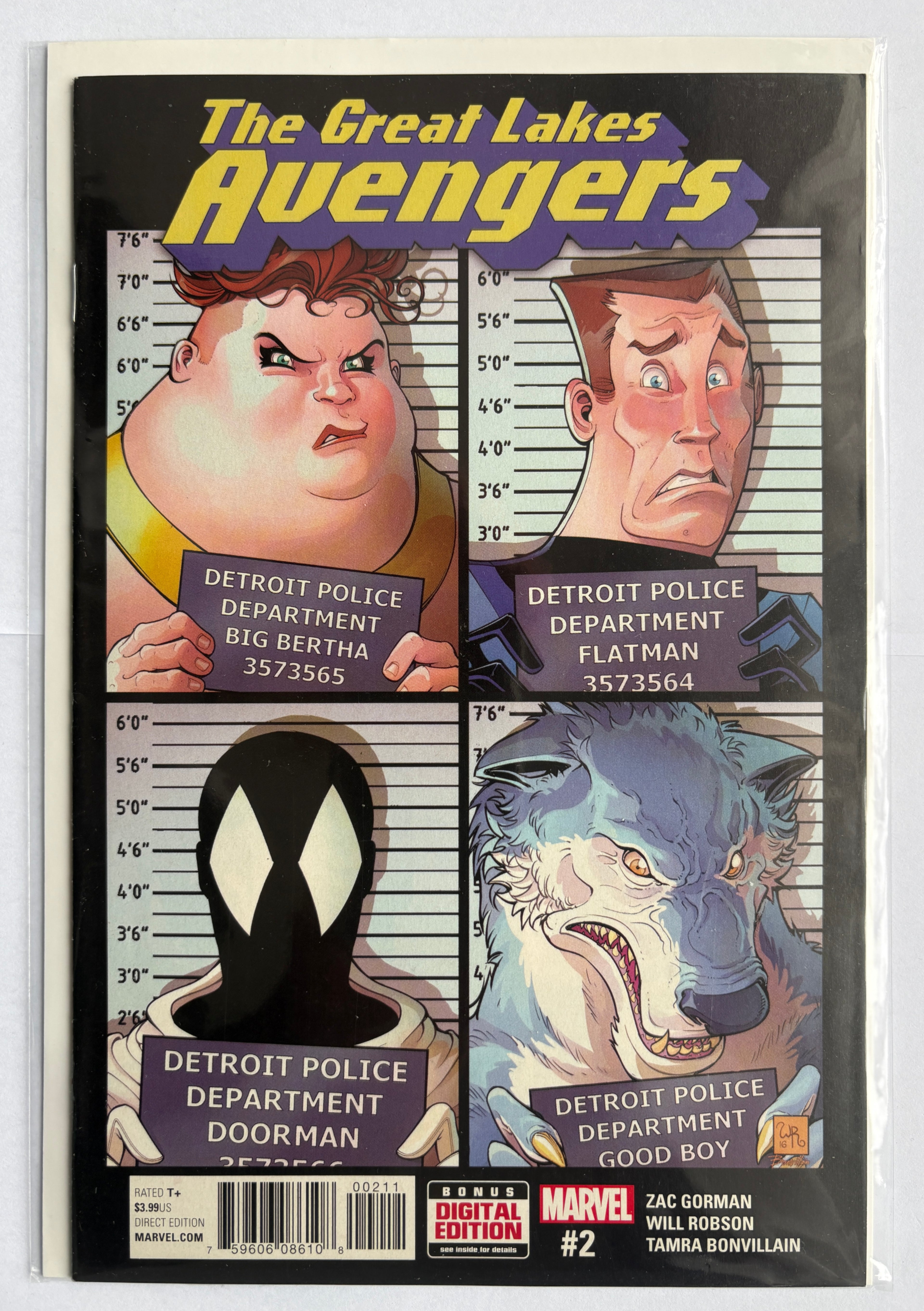 The Great Lakes Avengers #2 - 1st Printing - Marvel Comics January 2017 VF- 7.5