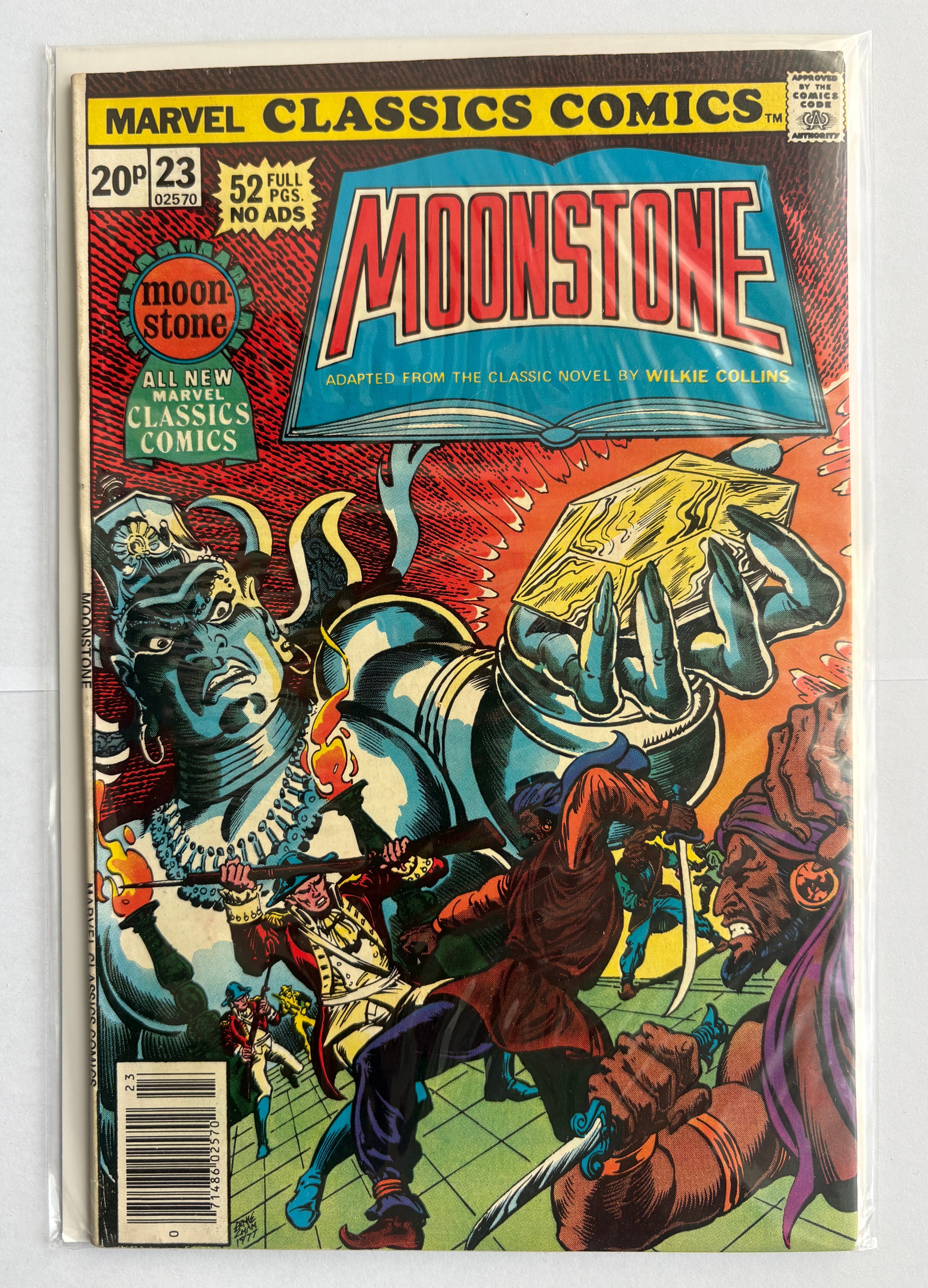 Marvel Classics Comics #23 featuring Moonstone - UK Variant 1977 F/VF 7.0