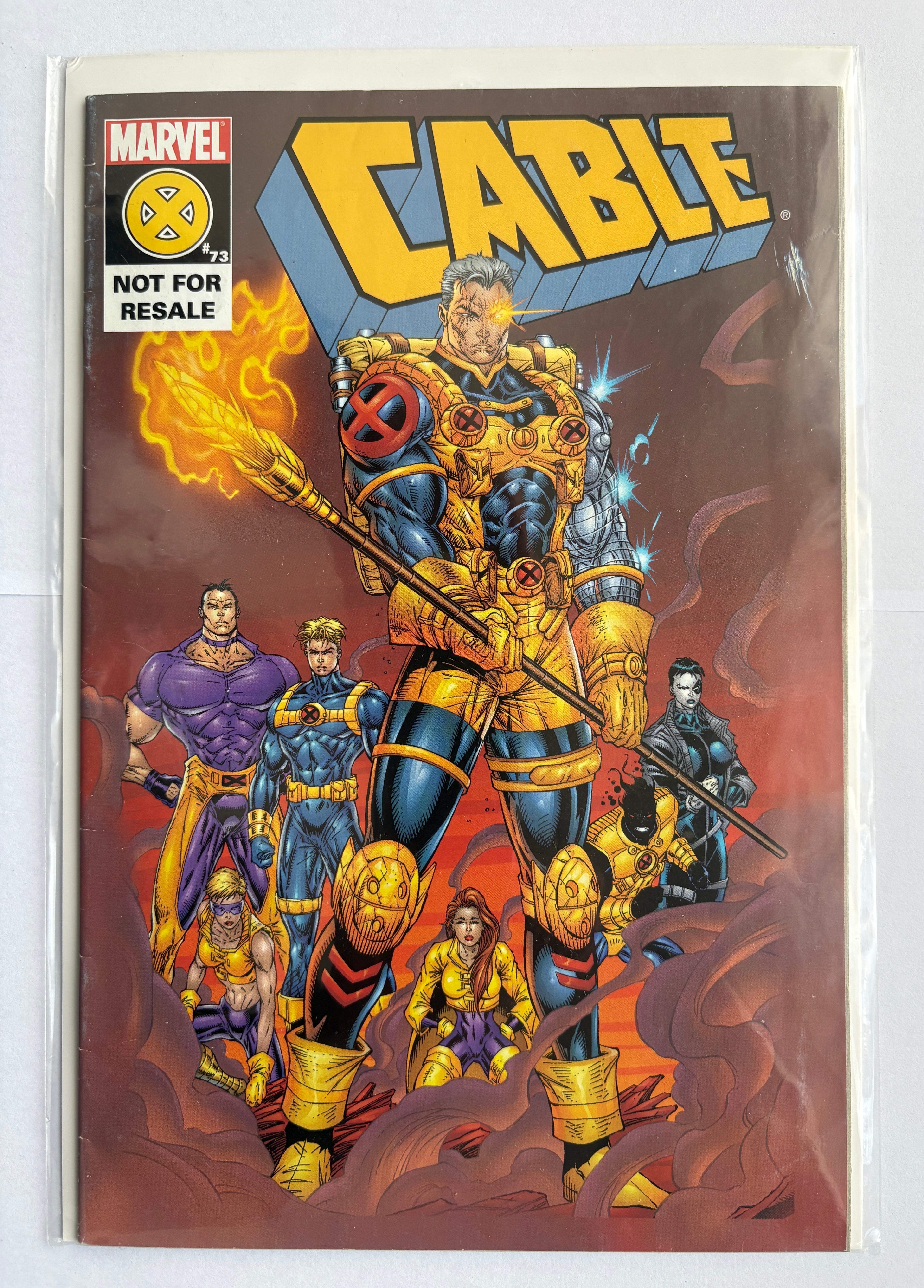 Cable #73 - Not for Resale Figure Reprint Marvel Comics February 2004 FN- 5.5