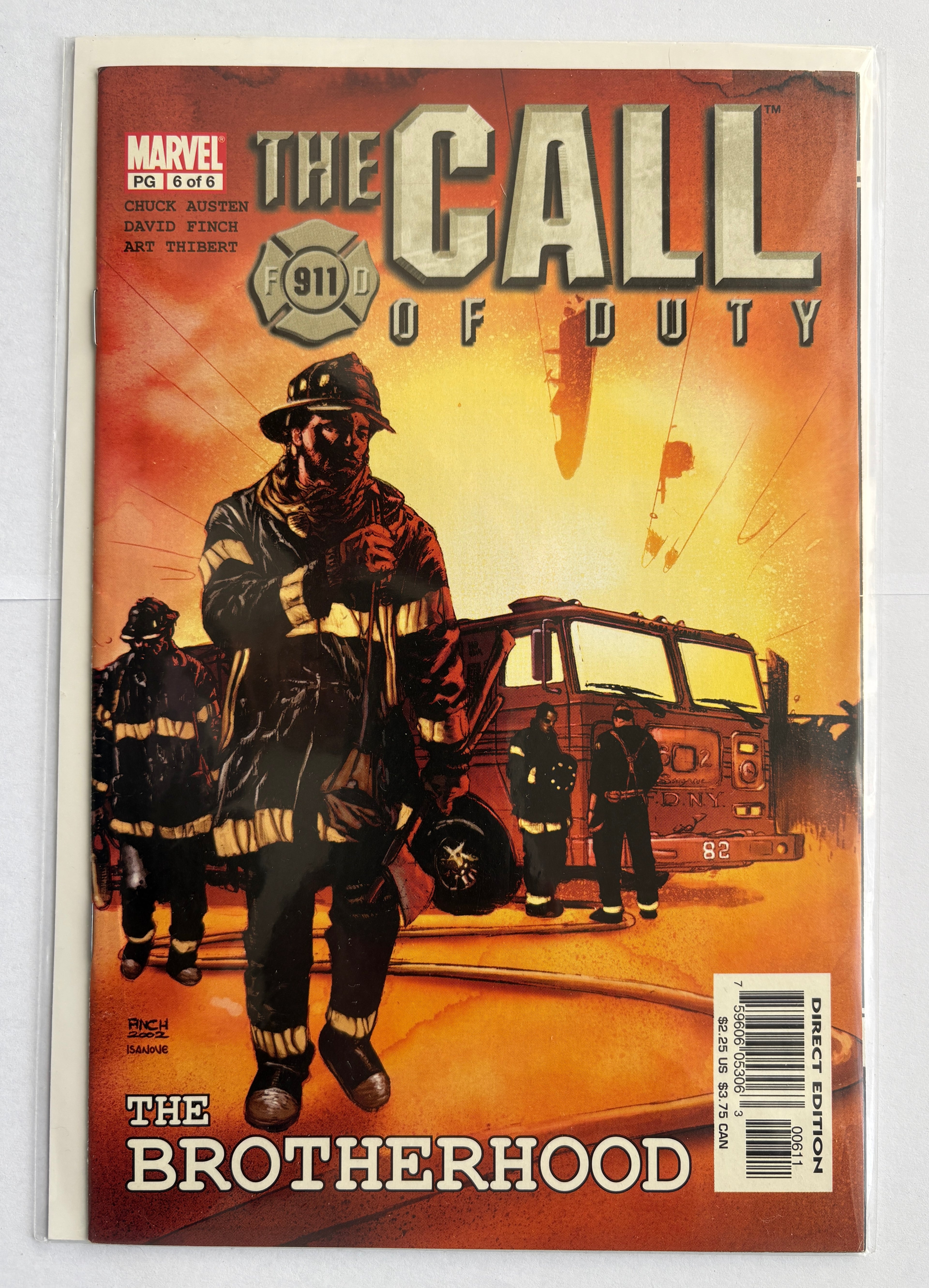 The Call of Duty: The Brotherhood #6 - 1st Printing Marvel  January 2003 VF- 7.5