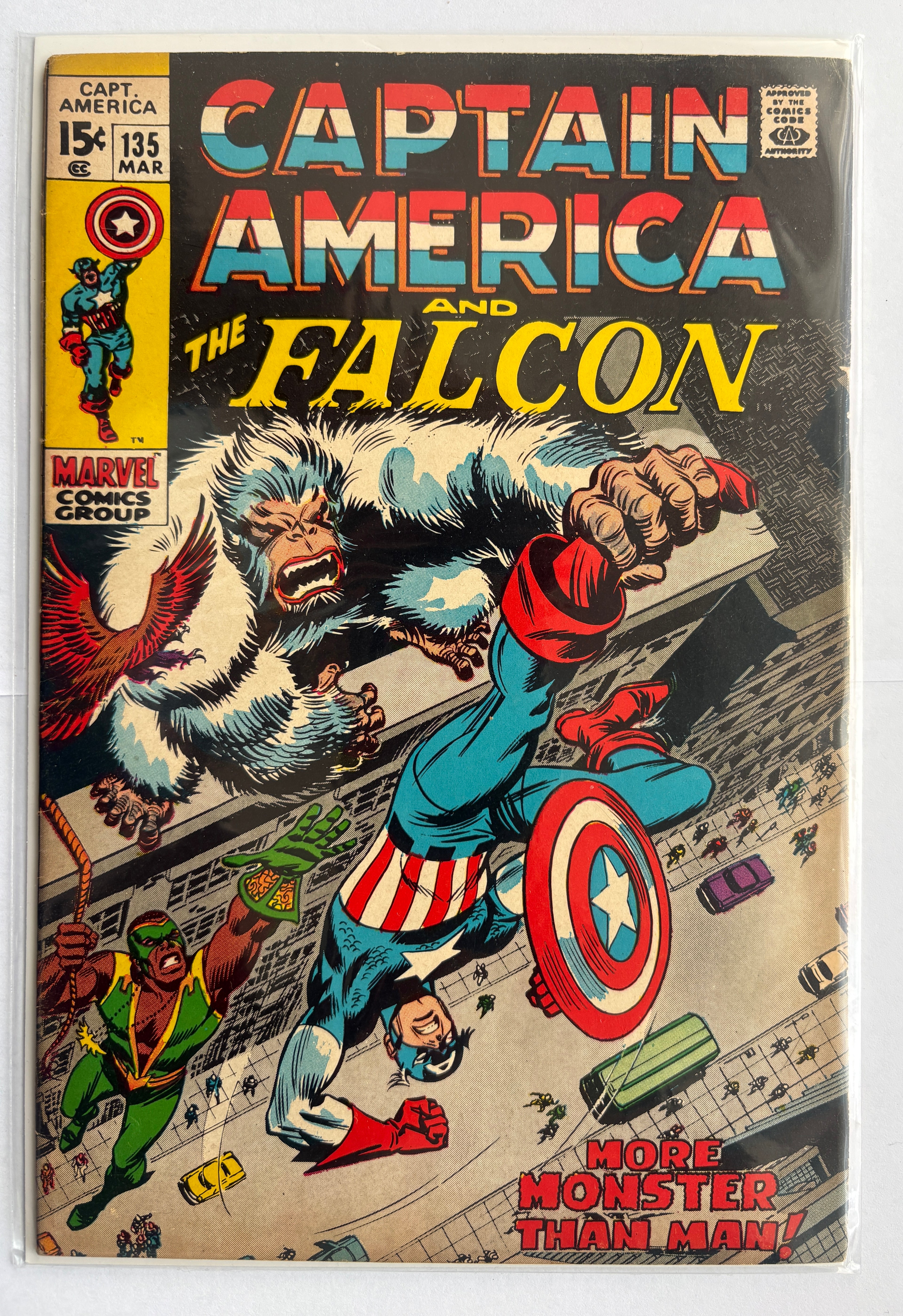 Captain America and the Falcon #135 - Marvel Comics March 1971 FN- 5.5