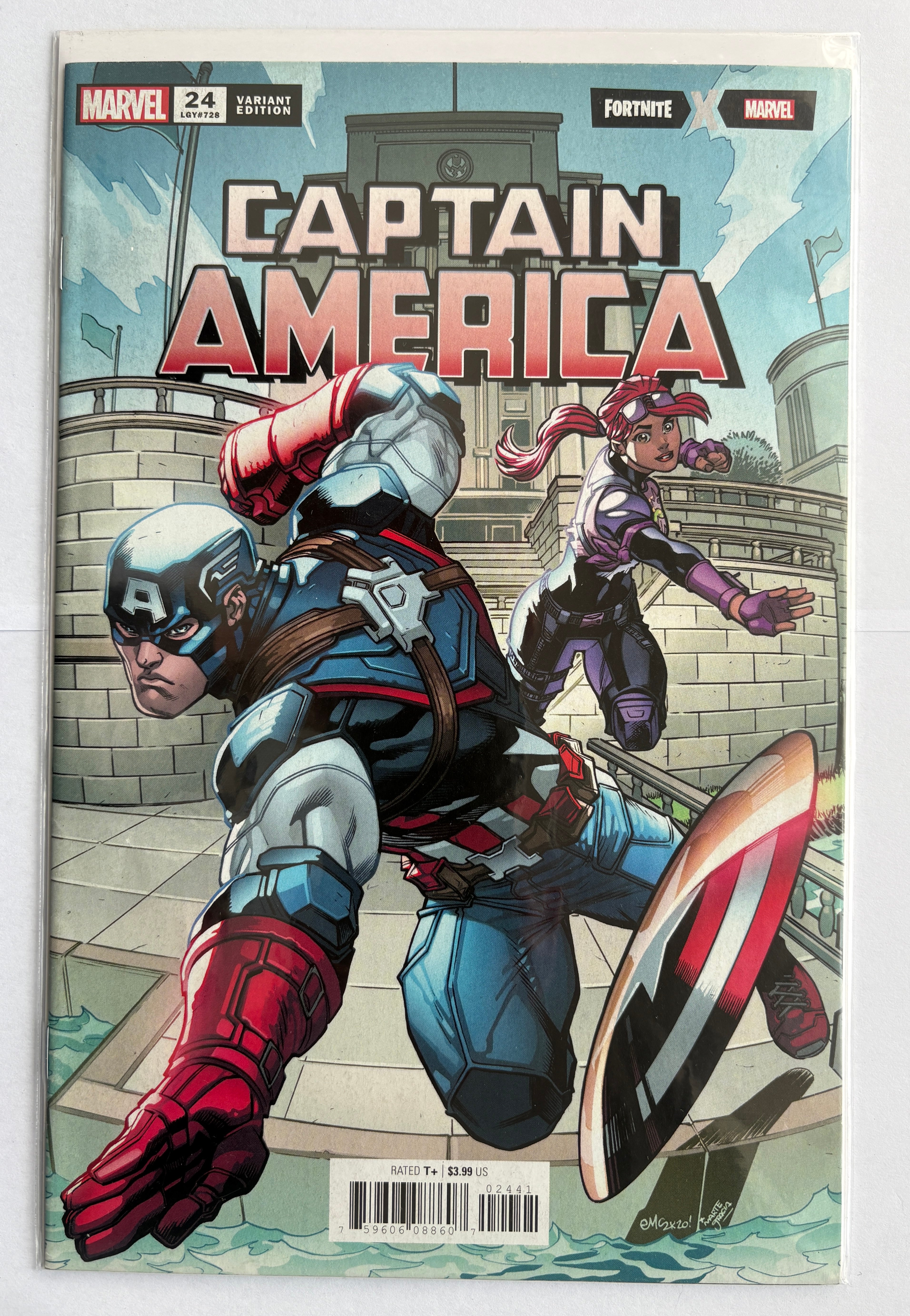 Captain America #24 - 1st Print Variant Marvel Comics December 2020 F/VF 7.0
