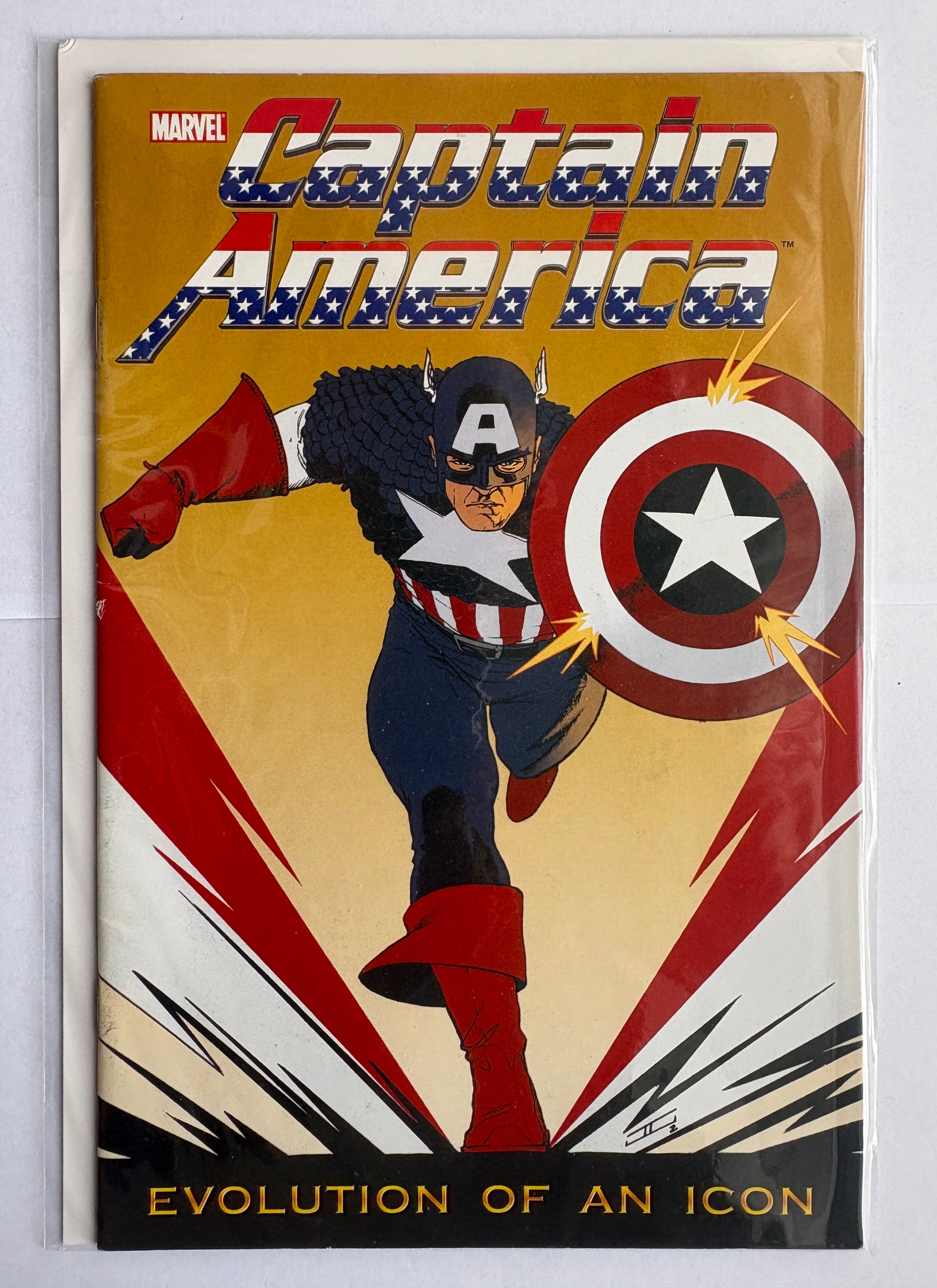 Captain America Evolution of an Icon Poster Book 2006 F/VF 7.0