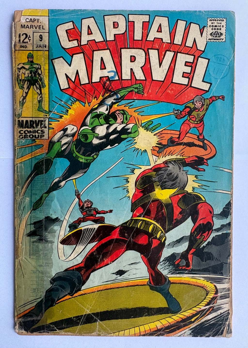 Captain Marvel #9 - Marvel Comics - January 1969 FR 1.0