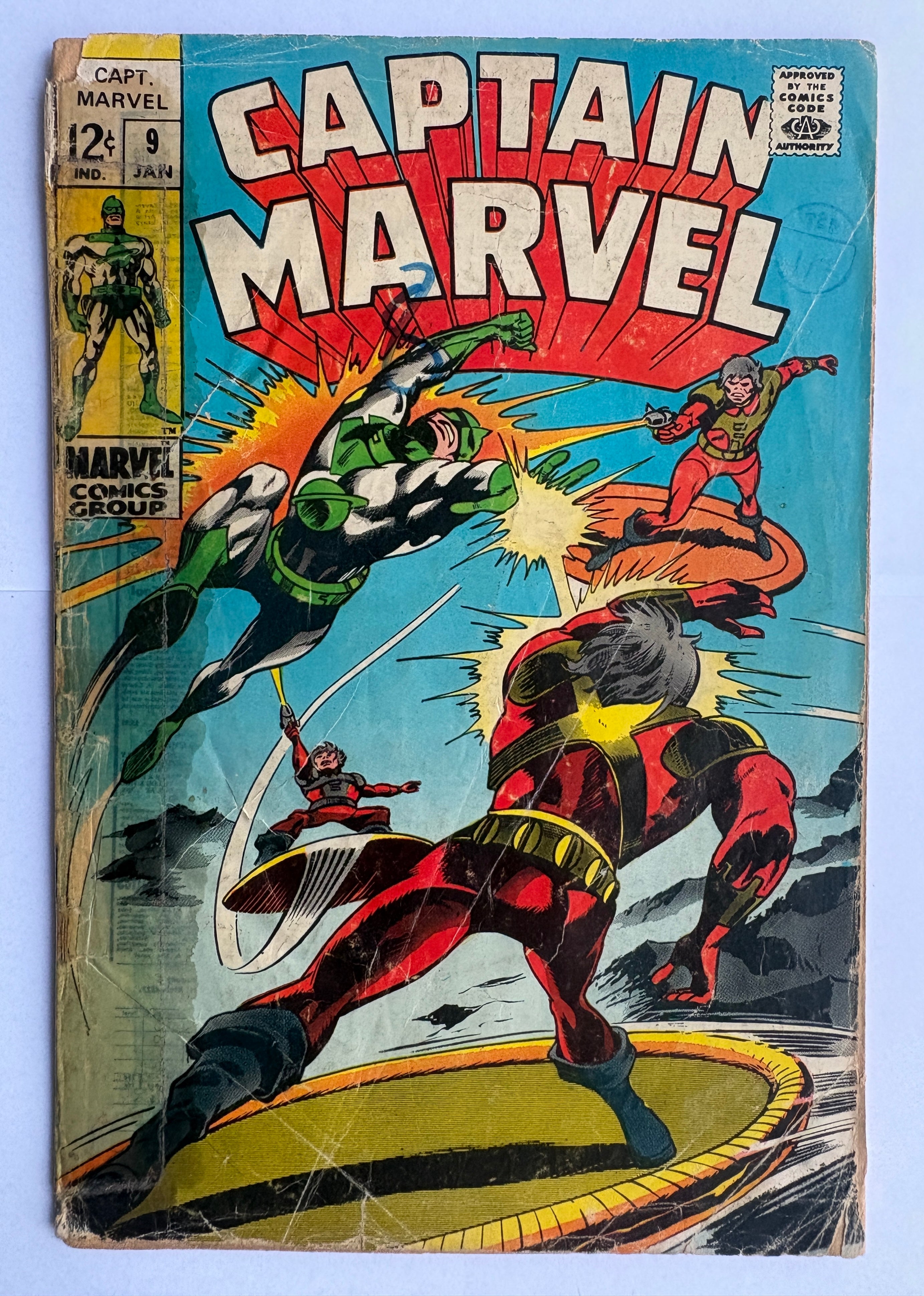 Captain Marvel #9 - Marvel Comics - January 1969 FR 1.0