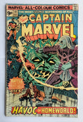 Captain Marvel #41 - Marvel Comics - UK Variant - November 1975 VG- 3.5