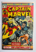 Captain Marvel #30 - Marvel Comics - UK Variant - January 1974 F/VF 7.0