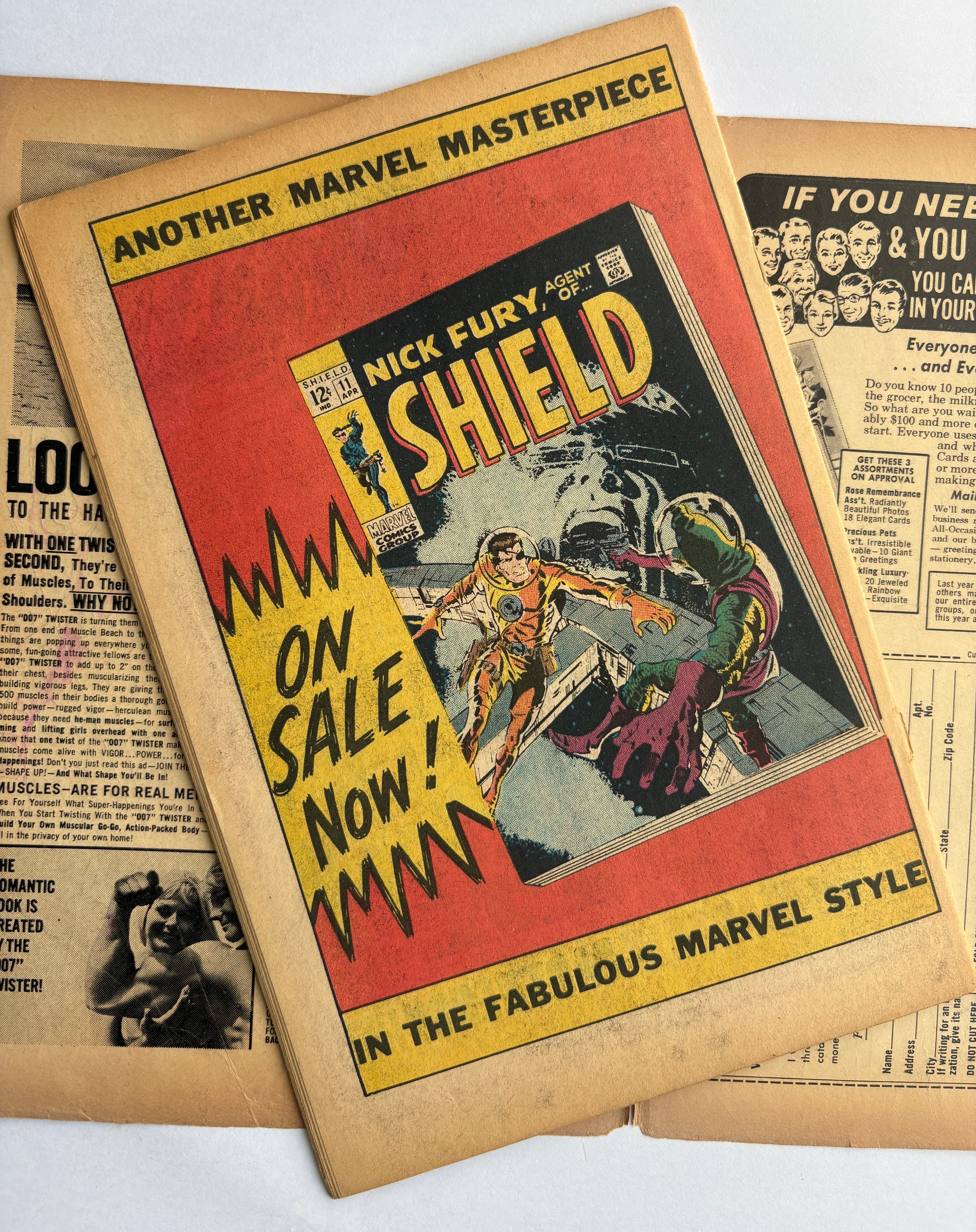 Captain Marvel #12 - Marvel Comics - UK Variant - April 1969 GD- 1.8