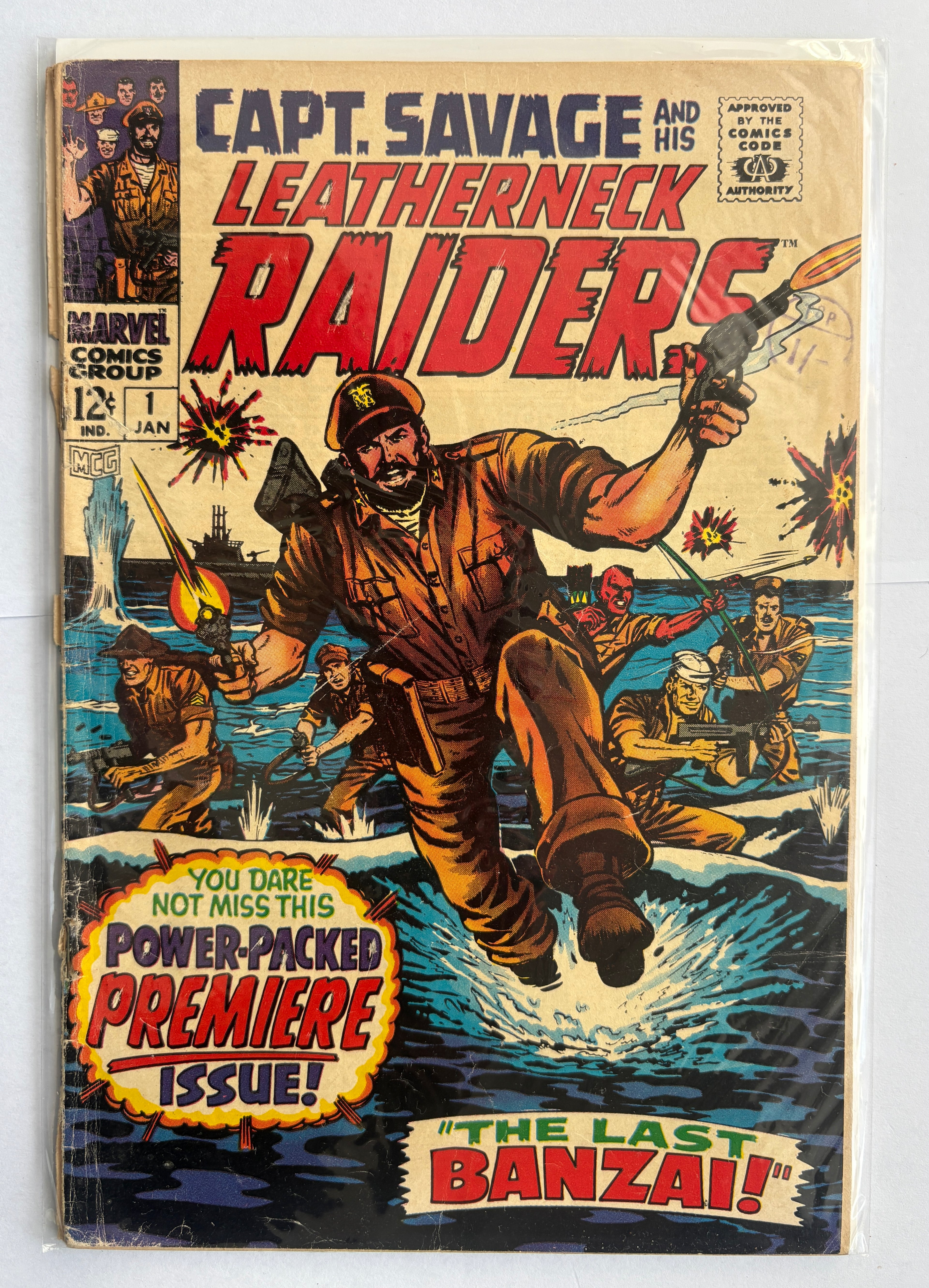 Capt. Savage and his Leatherneck Raiders #1 - Marvel January 1968 GD 2.0
