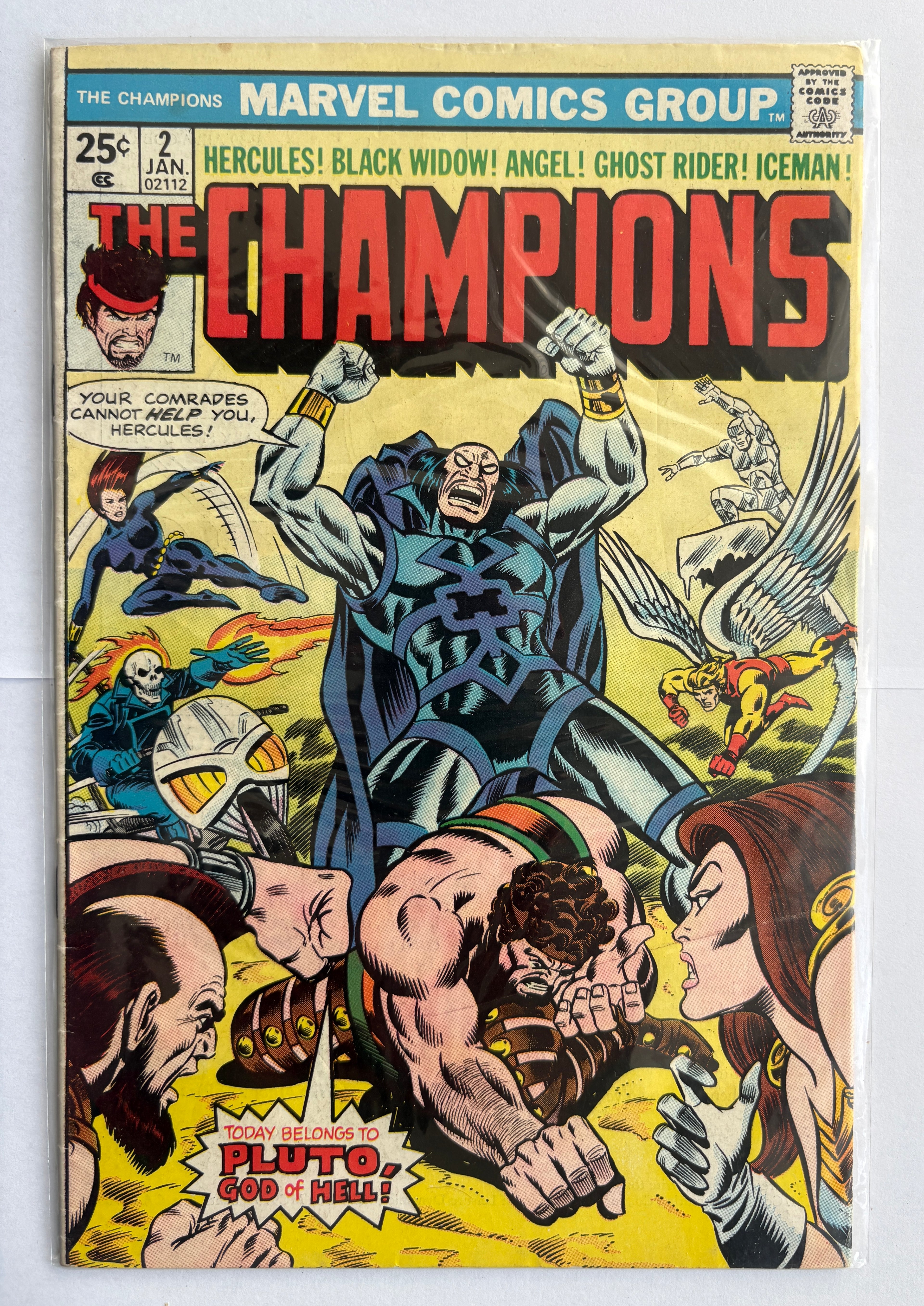 The Champions #2 - Marvel Comics January 1976 FN+ 6.5