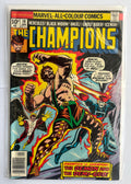 The Champions #10 - UK Variant Marvel Comics January 1977 F/VF 7.0
