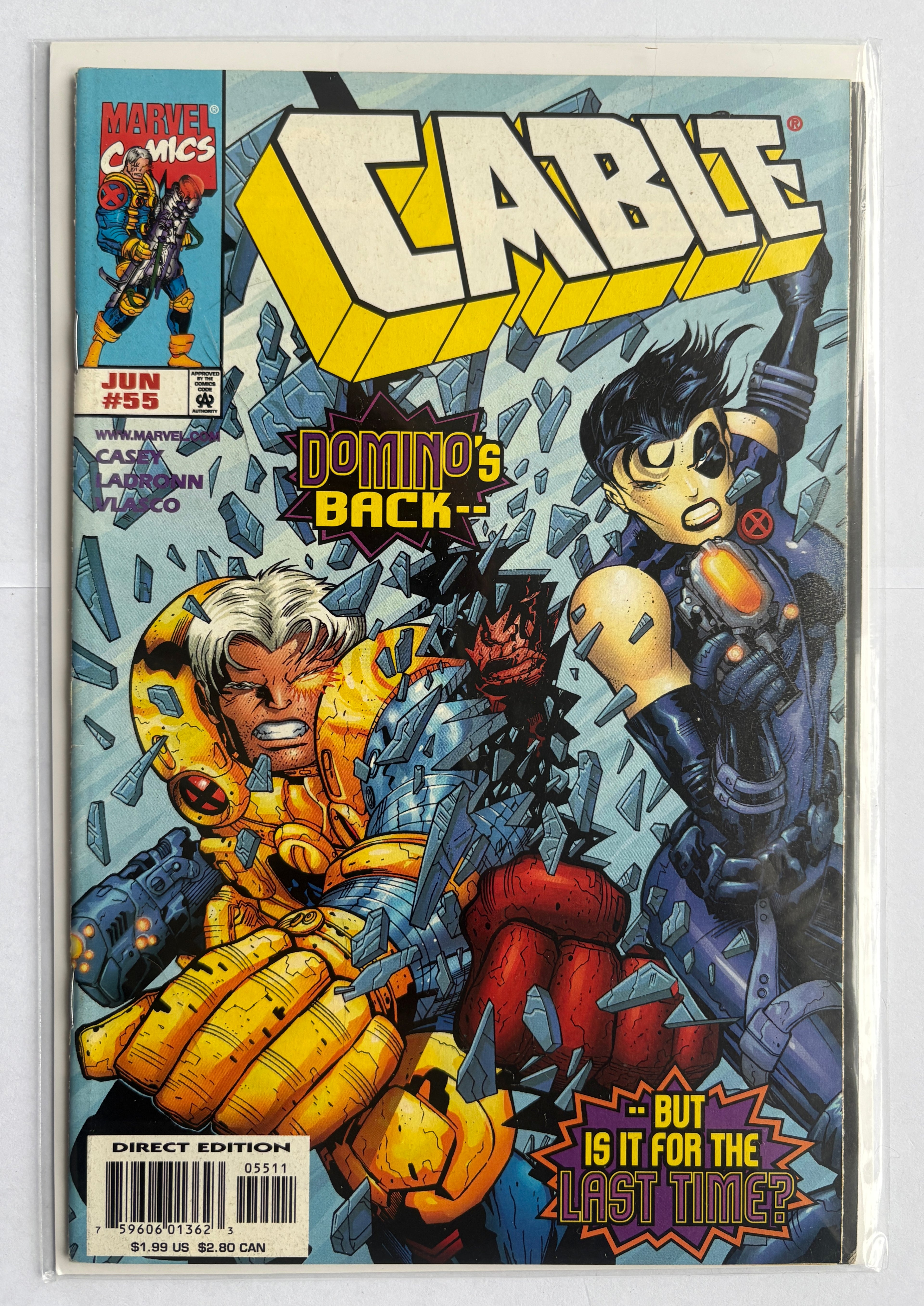 Cable #55 - 1st Printing Marvel Comics June 1998 VF+ 8.5