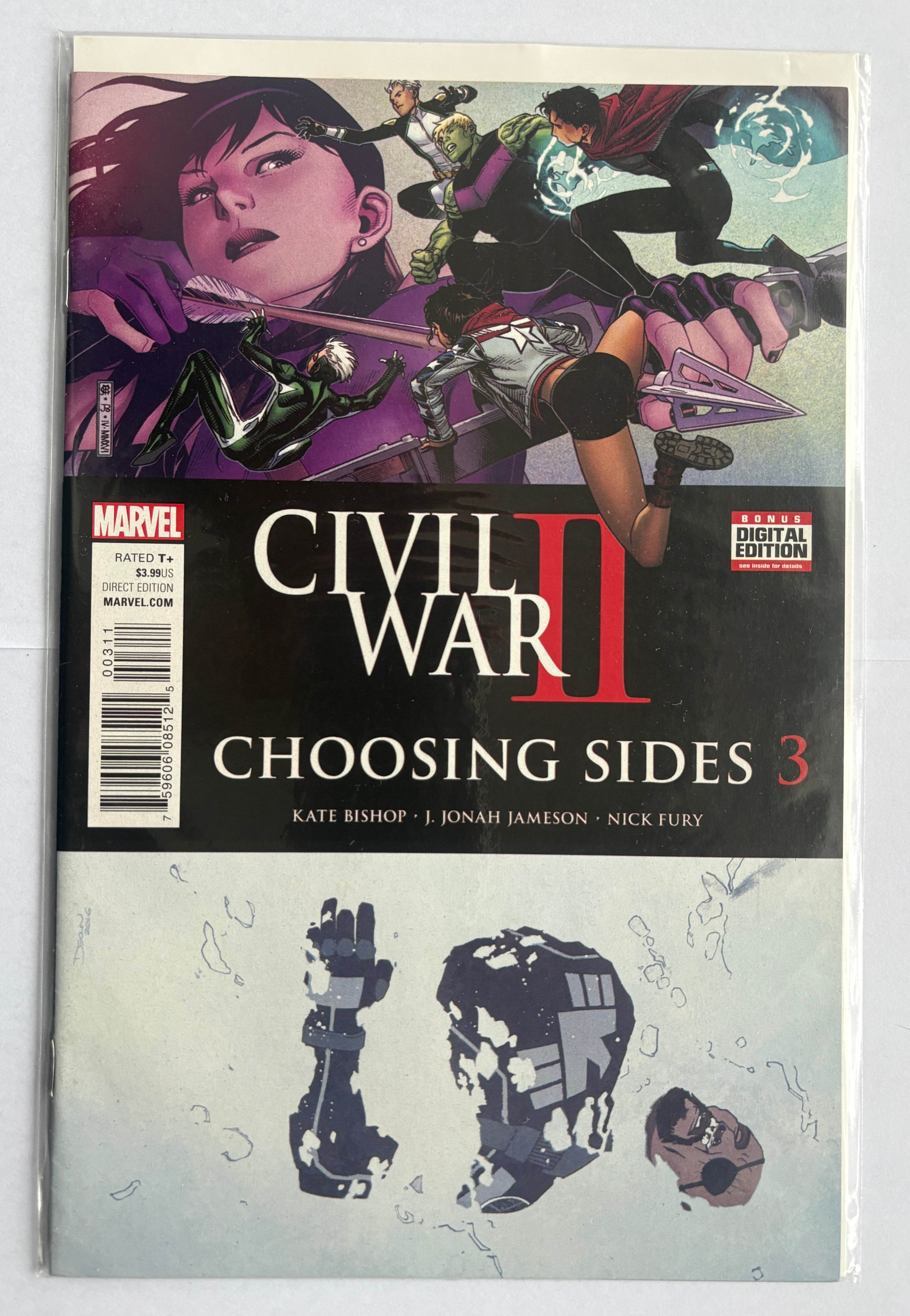 Civil War II Choosing Sides #3 1st Printing Marvel Comics Sept 2016 VF+ 8.5