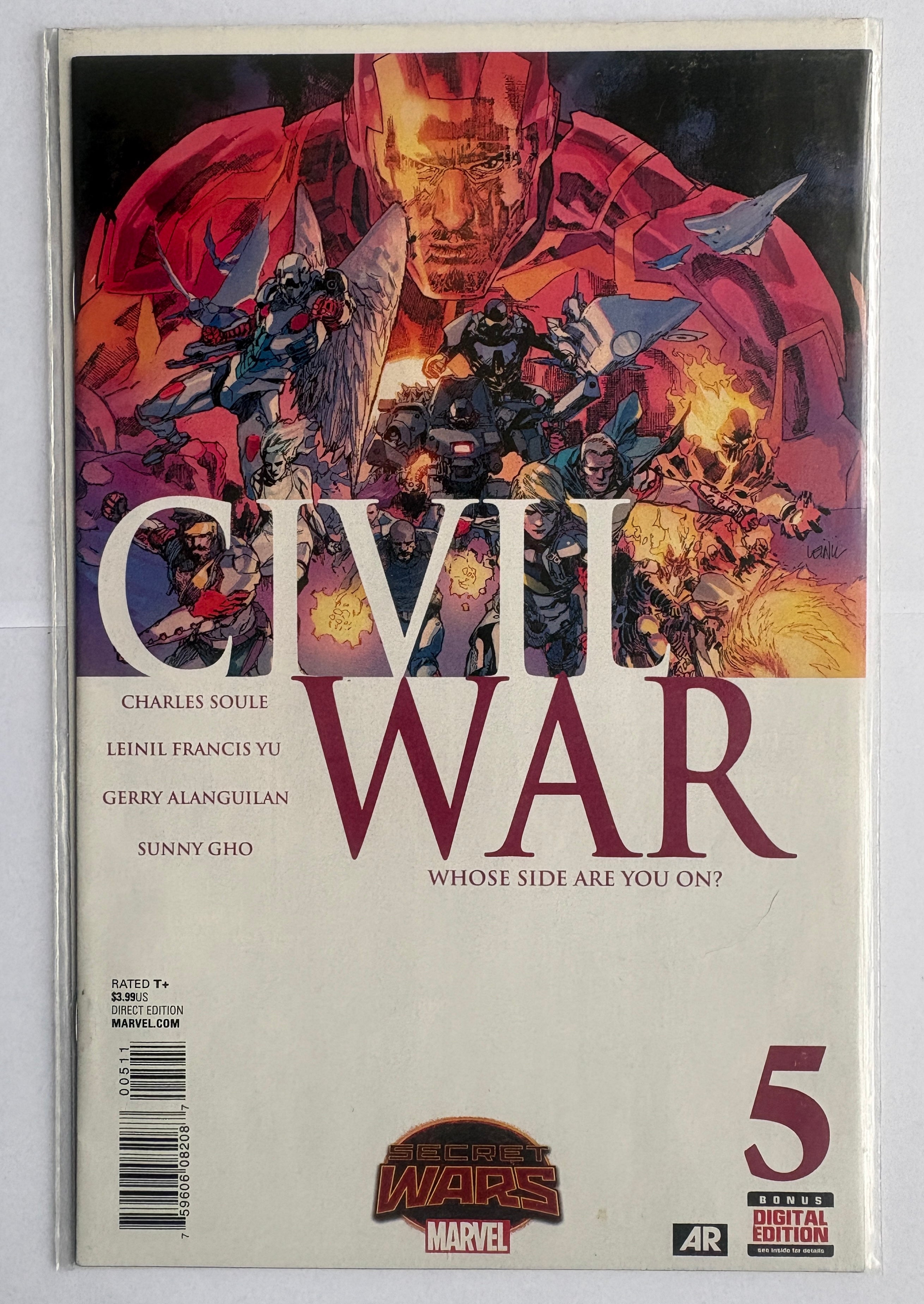 Civil War #5 - 1st Printing - Marvel Comics December 2015 VF 8.0