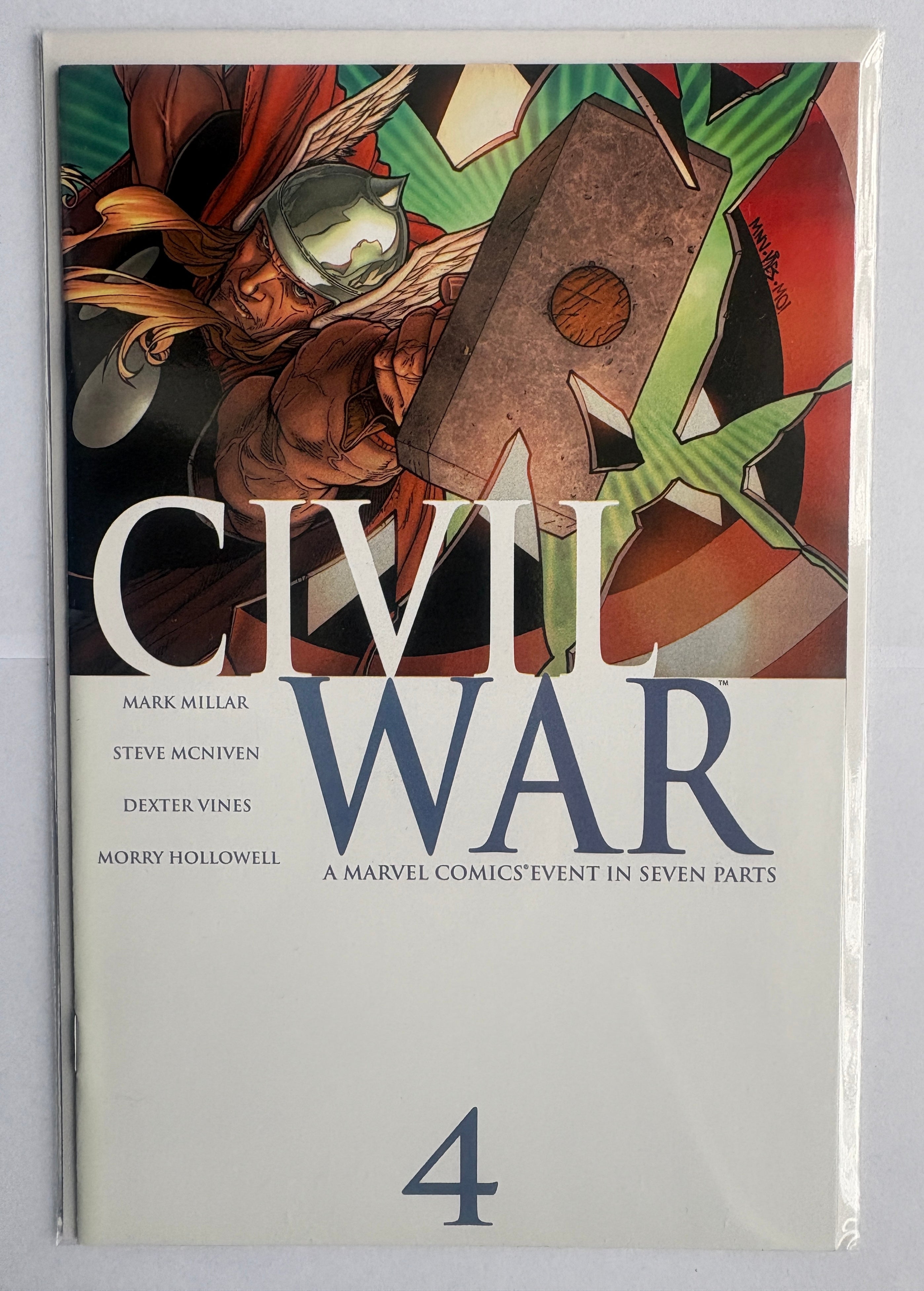 Civil War #4 - 1st Printing Marvel Comics October 2006 VF/NM 9.0