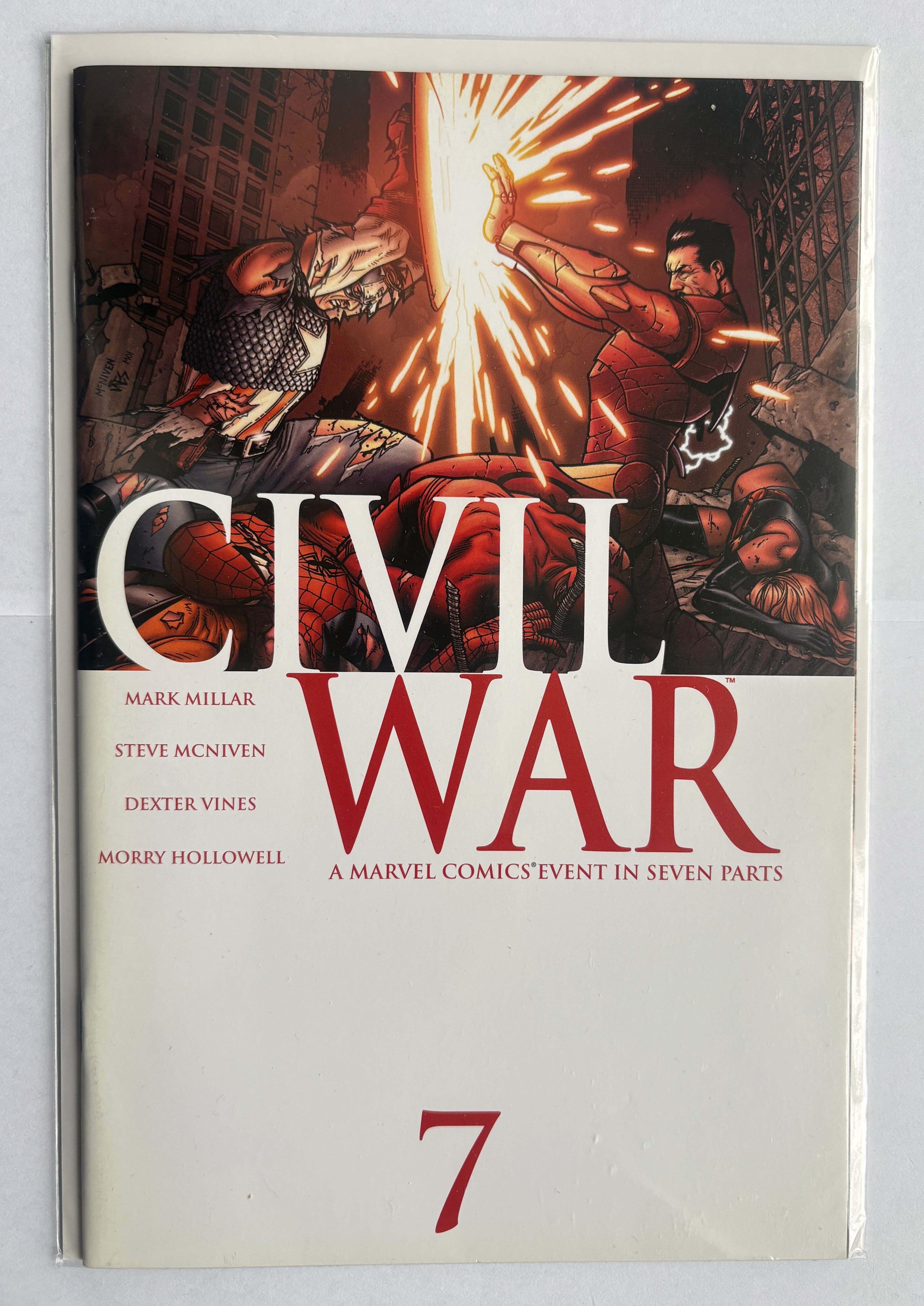 Civil War #7 - 1st Printing Marvel Comics January 2007 VF+ 8.5