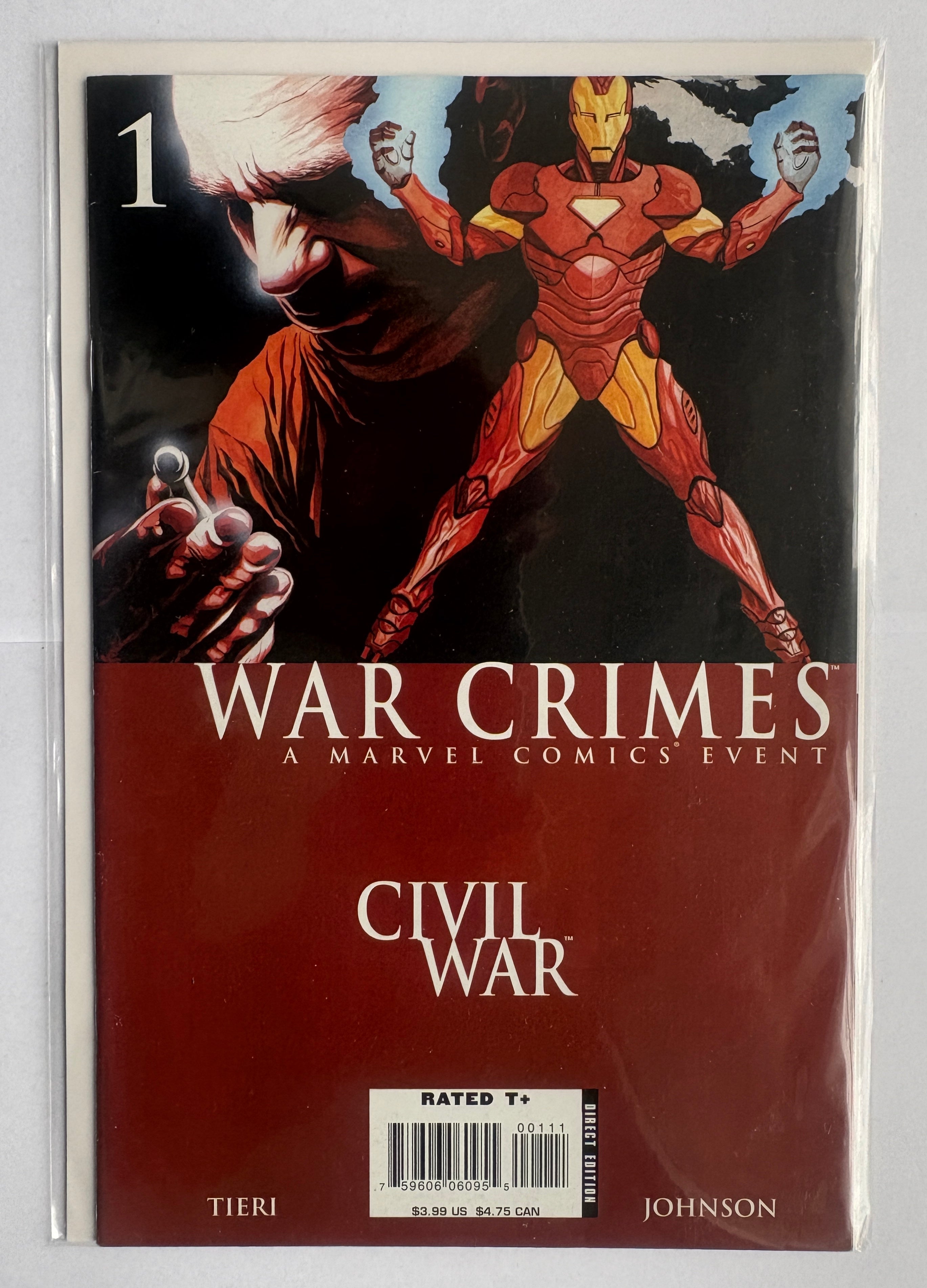 Civil War: War Crimes #1 - 1st Printing - Marvel Comics February 2007 VF- 7.5