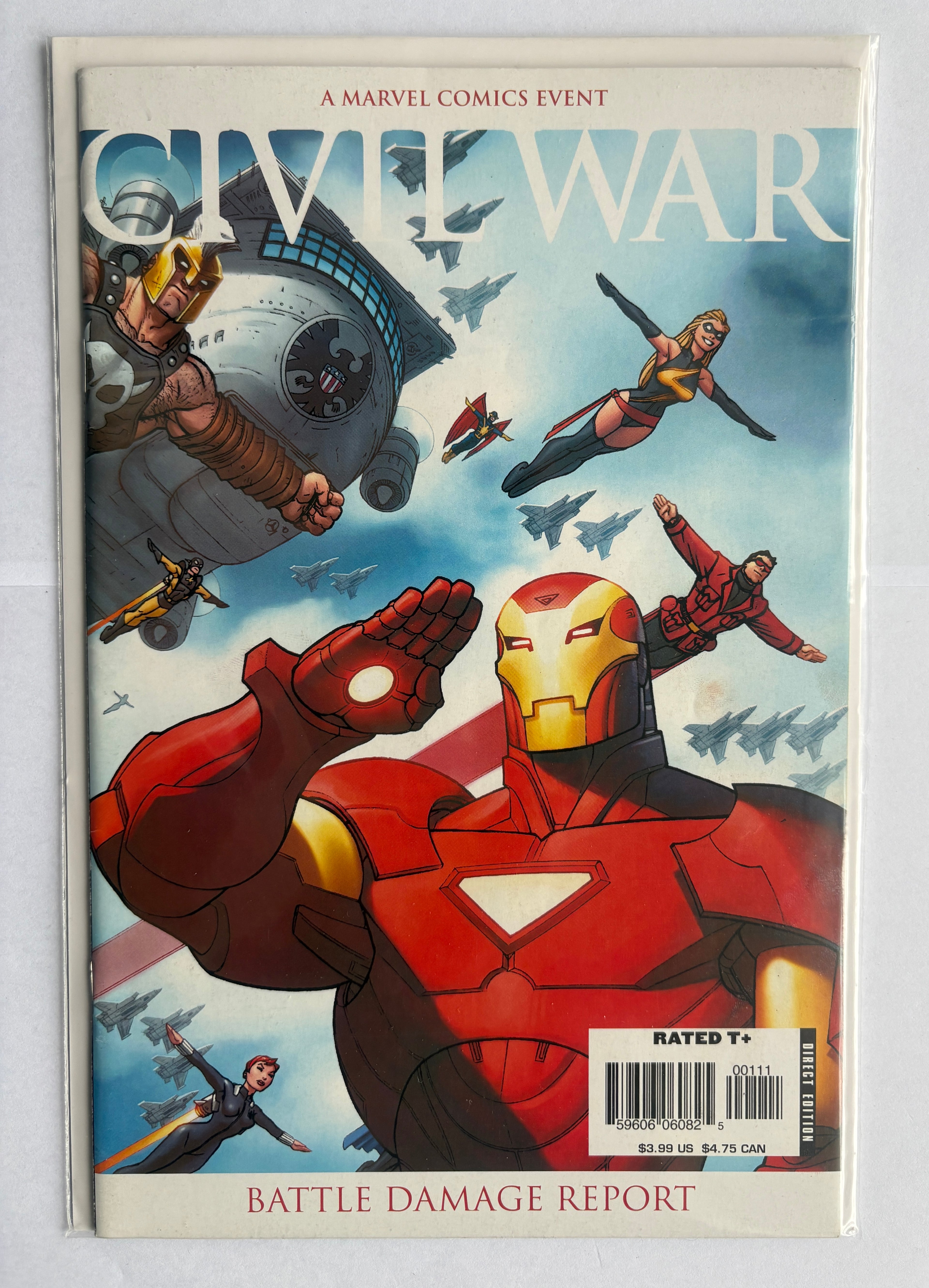 Civil War Battle Damage Report - 1st Printing - Marvel Comics 2007 F/VF 7.0