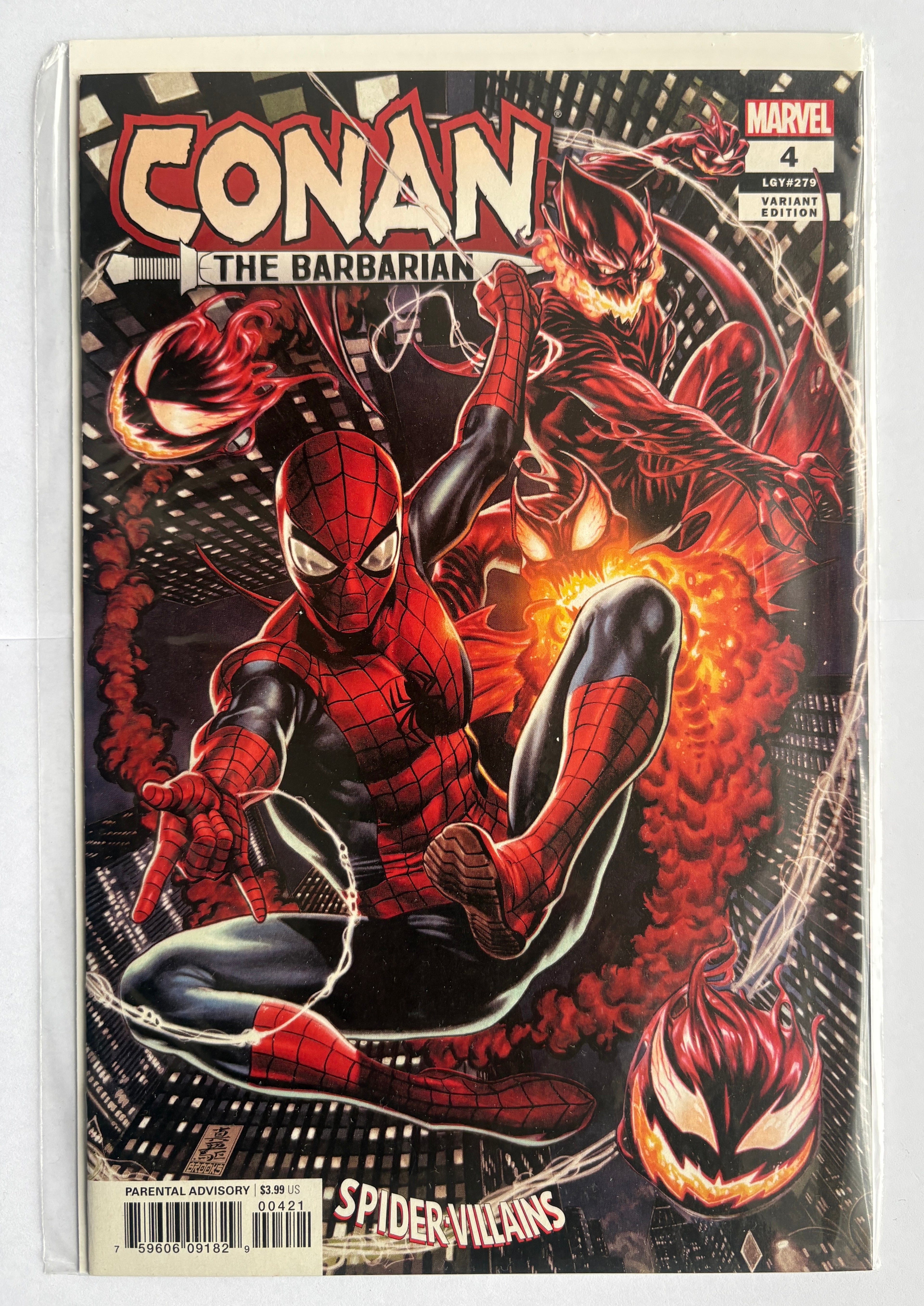 Conan The Barbarian #4 - Spider-man Villains Variant - Marvel 2019 NM- 9.2