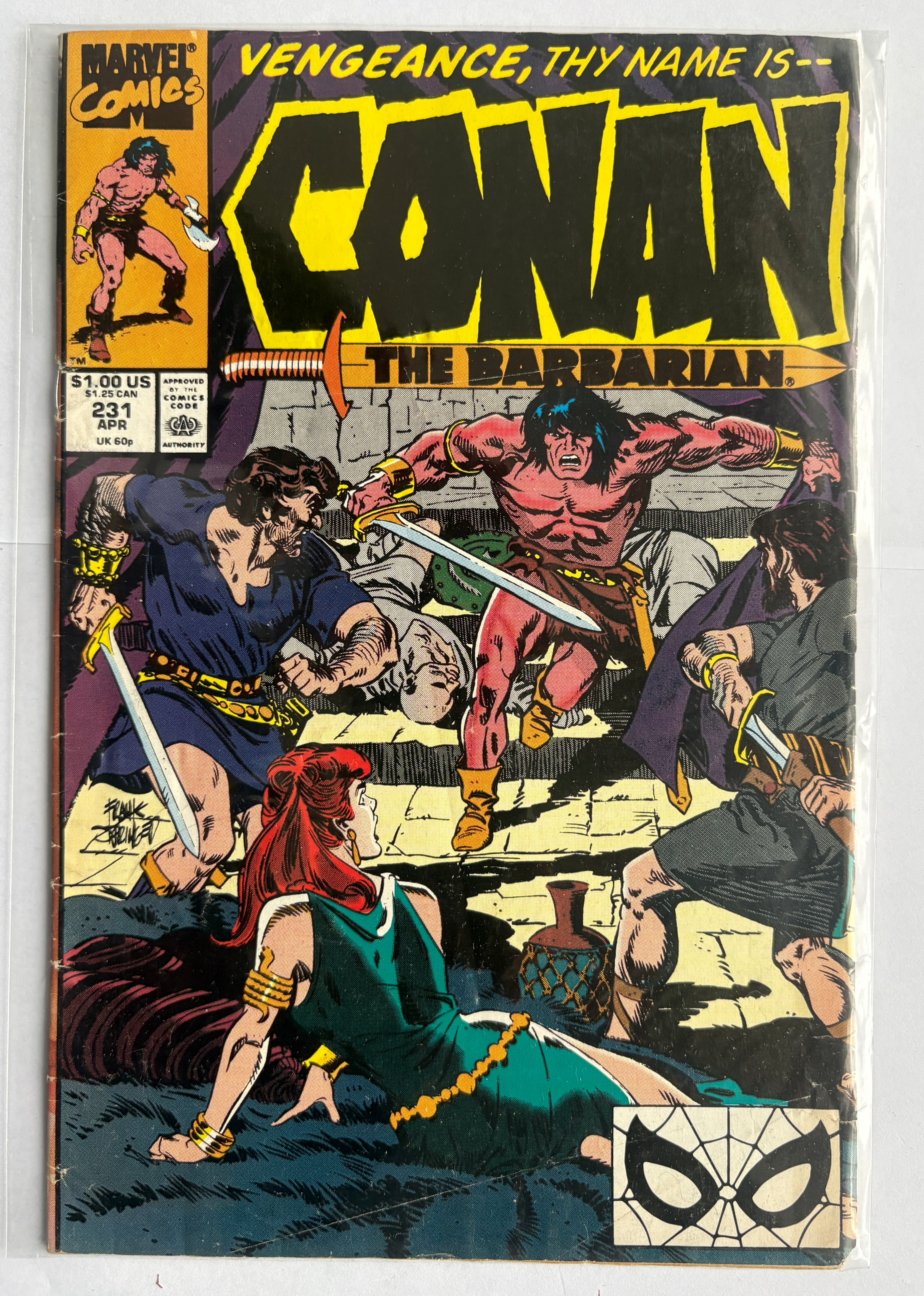 Conan the Barbarian #231 - Marvel Comics - April 1990 FN- 5.5