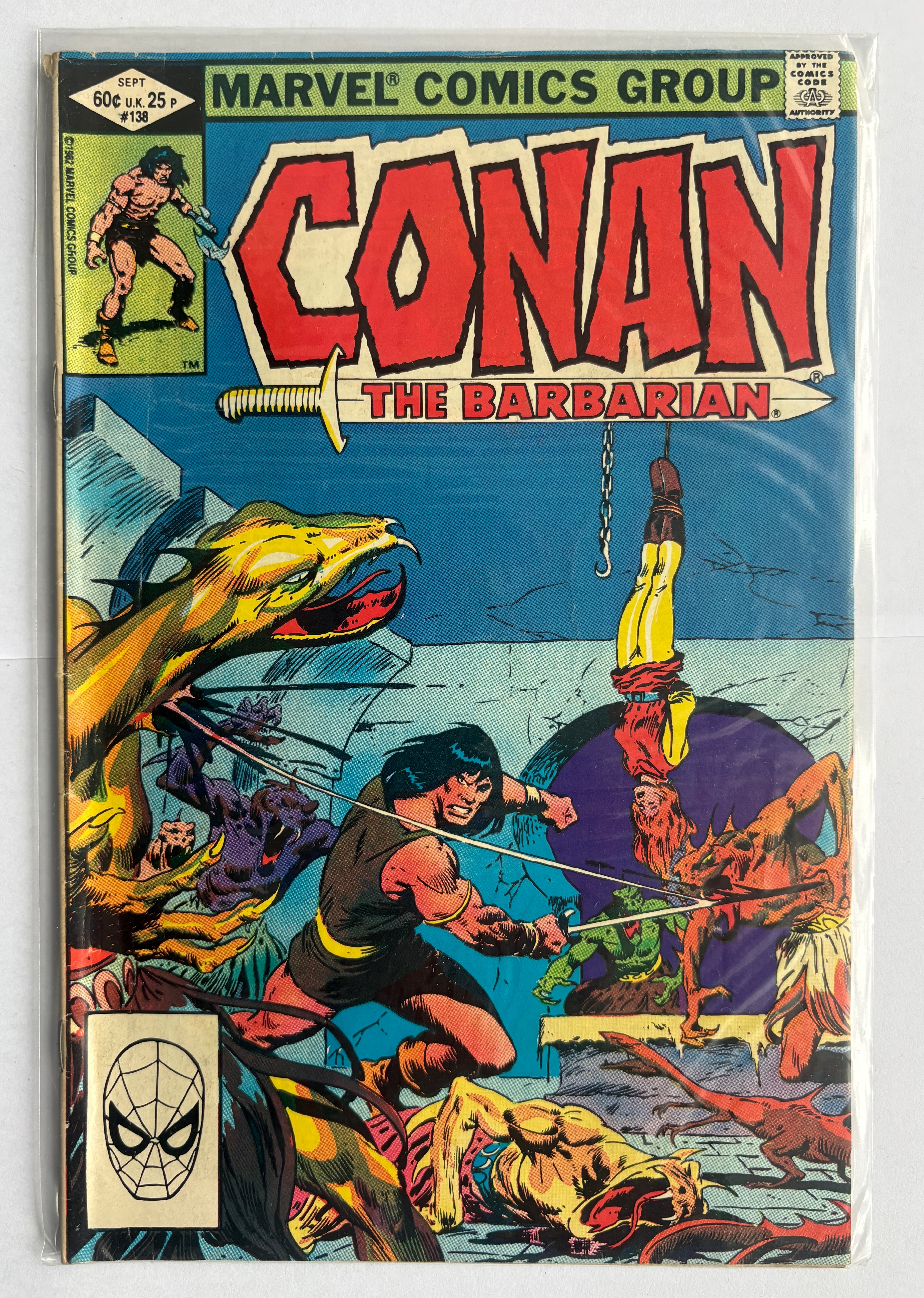 Conan the Barbarian #138 - Marvel Comics - September 1982 FN 6.0