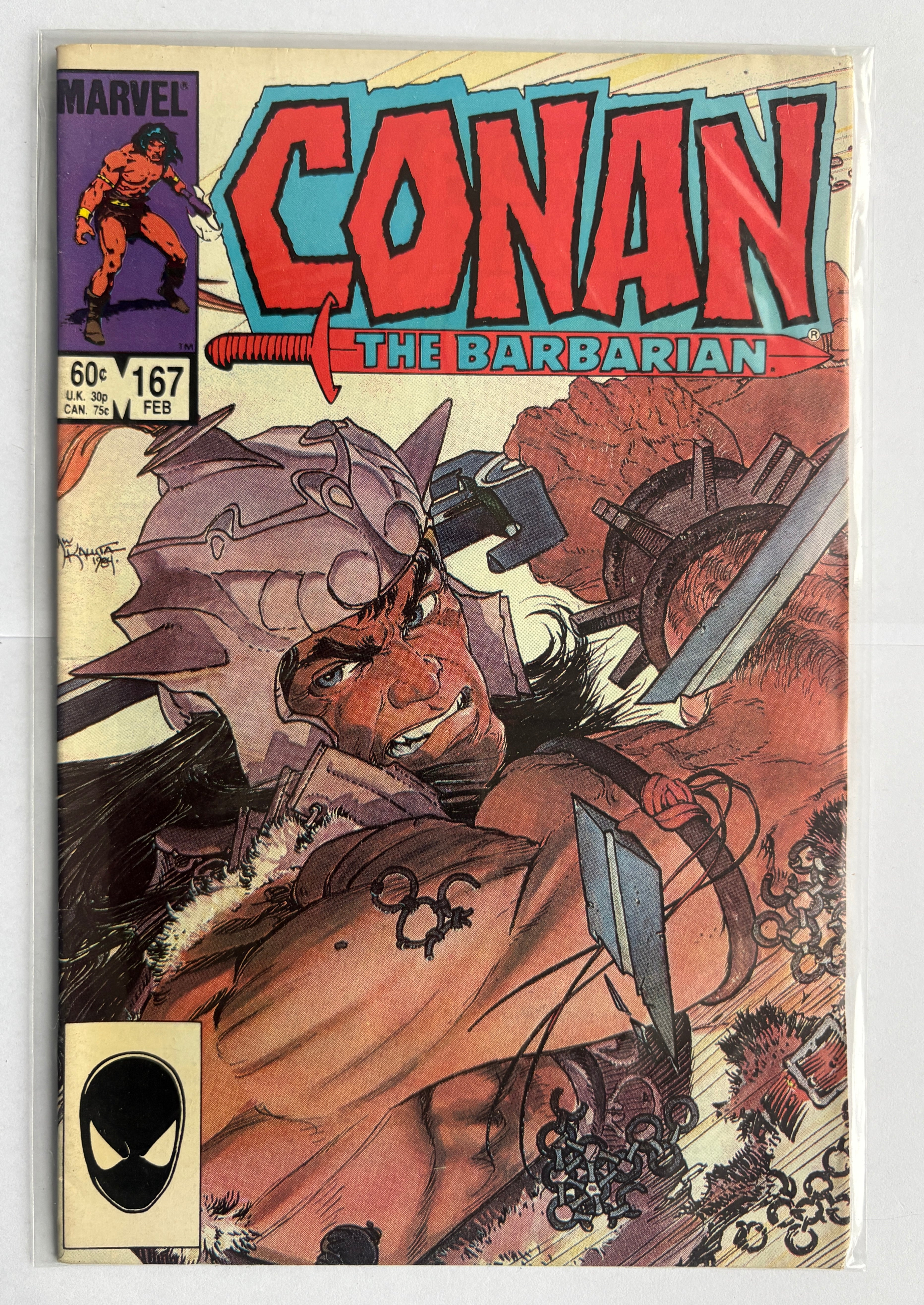Conan the Barbarian #167 - Marvel Comics - February 1985 FN+ 6.5
