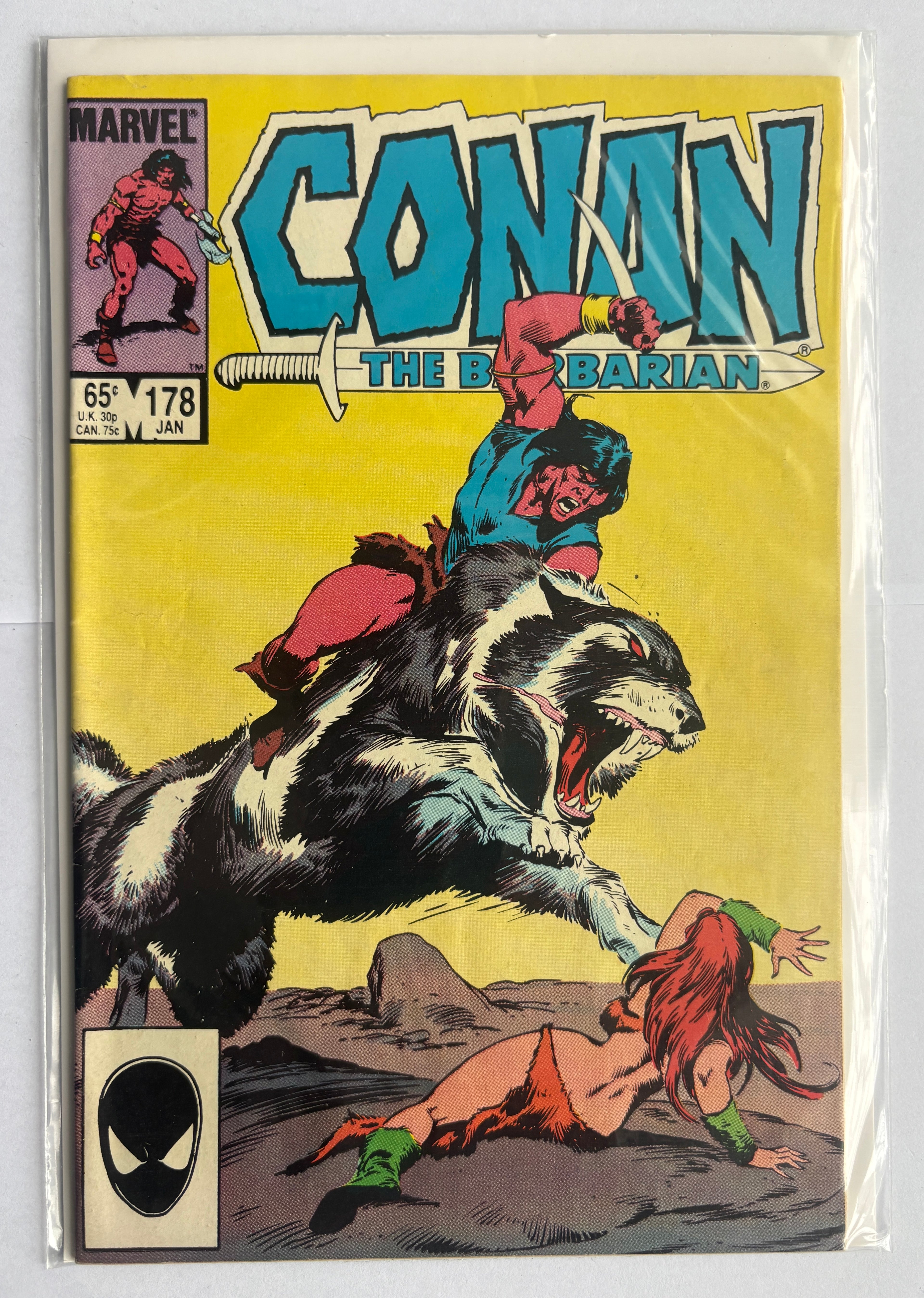 Conan the Barbarian #178 - Marvel Comics - January 1986 FN+ 6.5