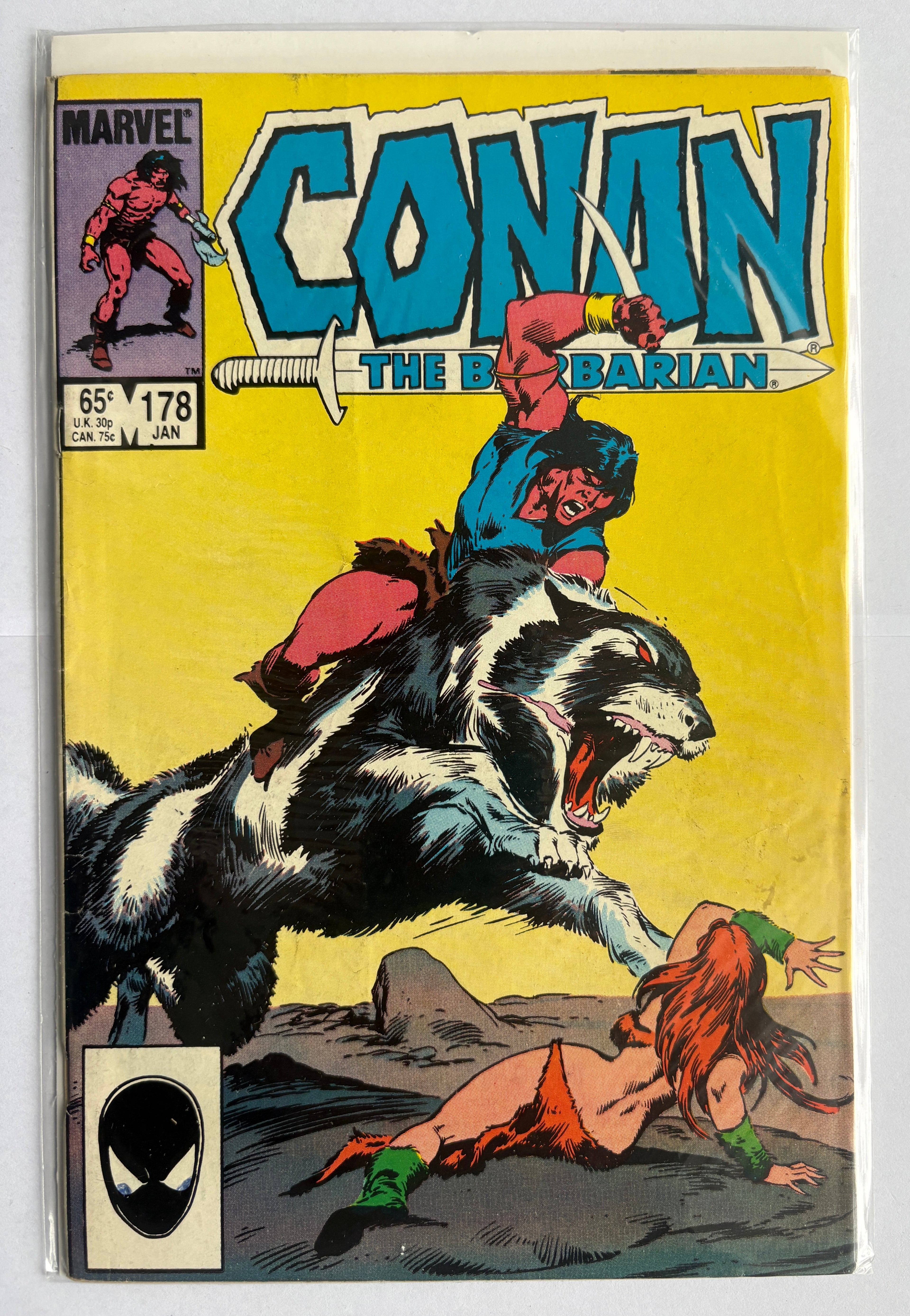 Conan the Barbarian #178 - Marvel Comics - January 1986 FN 6.0