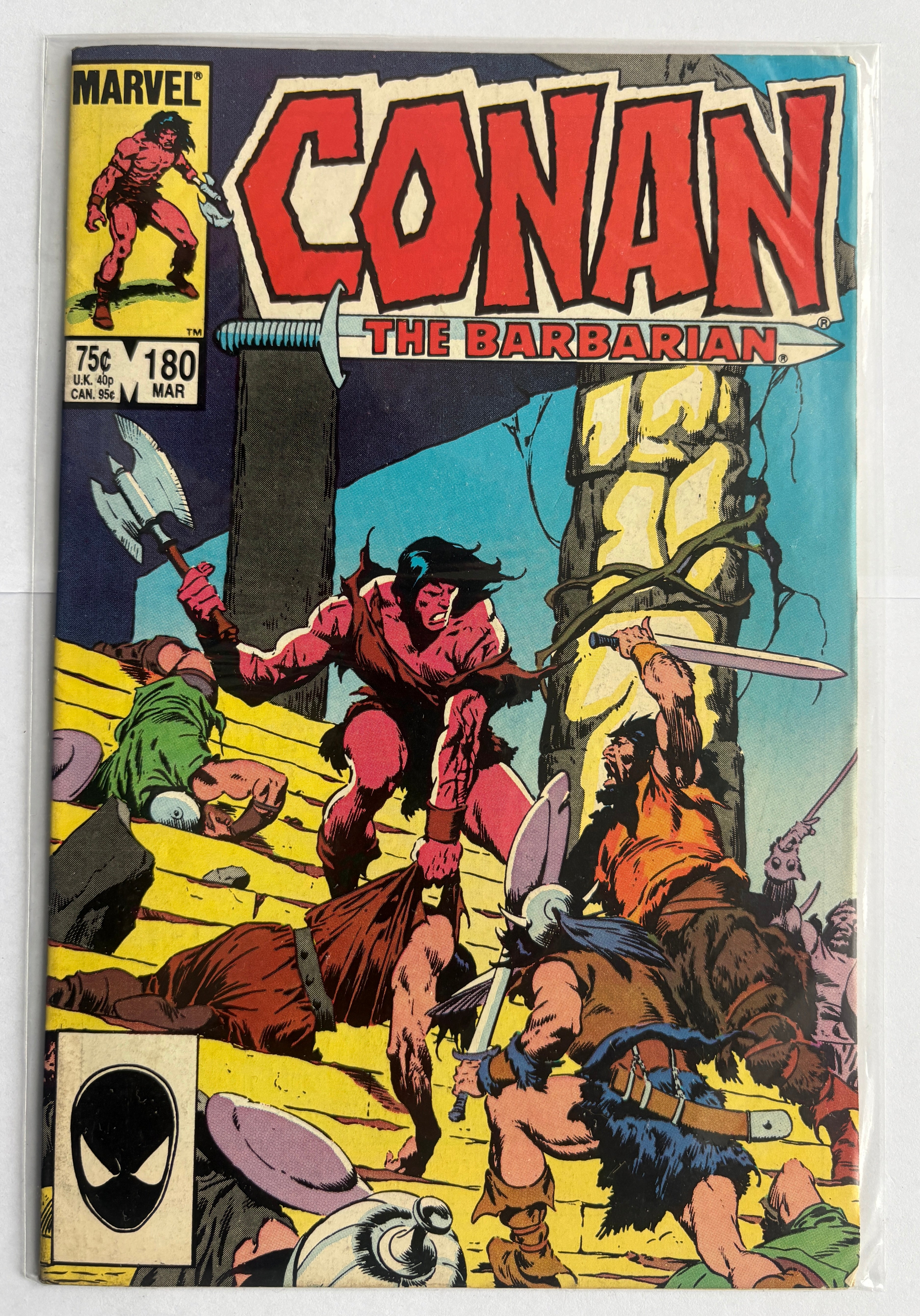 Conan the Barbarian #180 - Marvel Comics - March 1986 F/VF 7.0