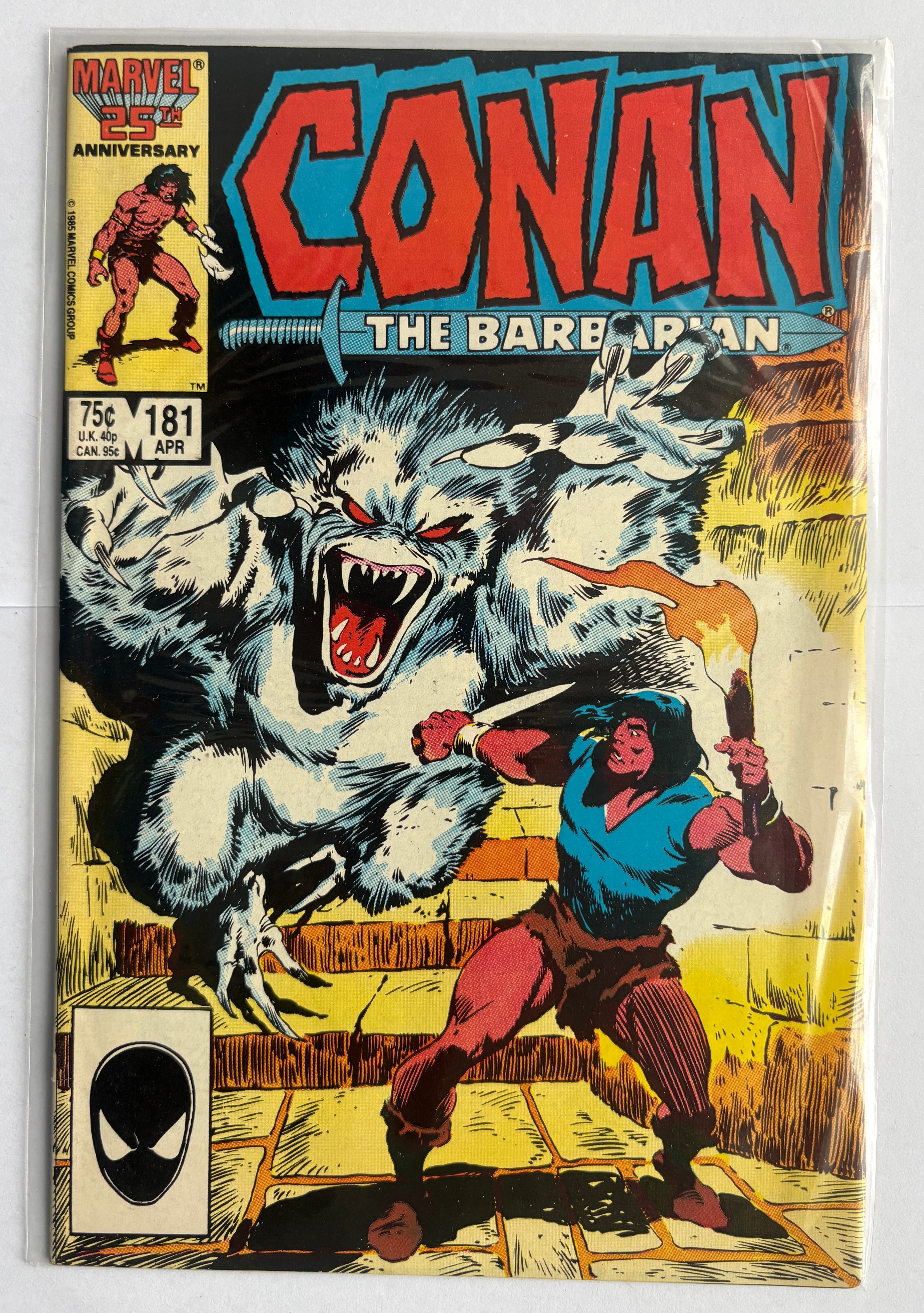 Conan the Barbarian #181 - Marvel Comics - April 1986 FN+ 6.5