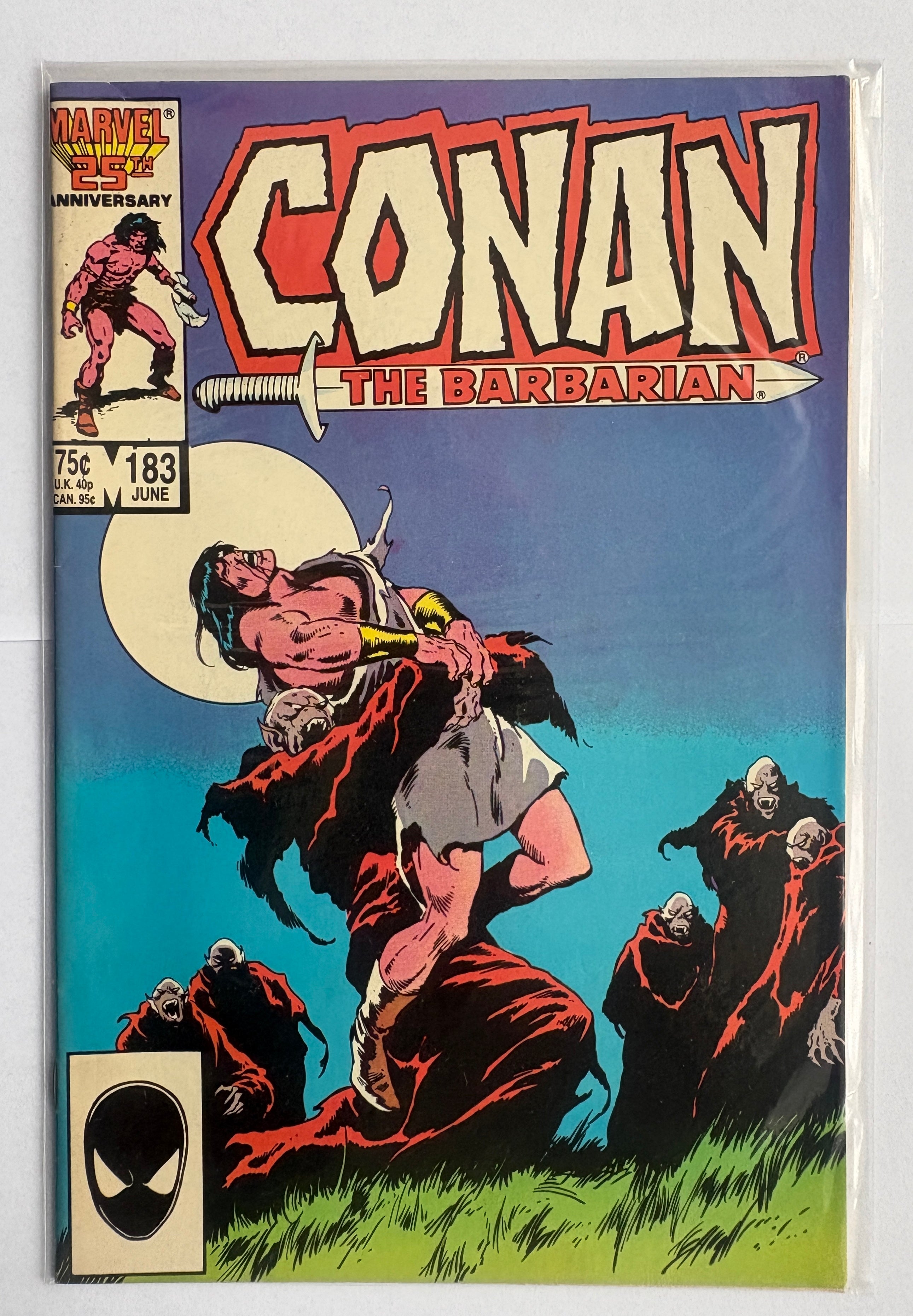 Conan the Barbarian #183 - Marvel Comics - June 1986 F/VF 7.0