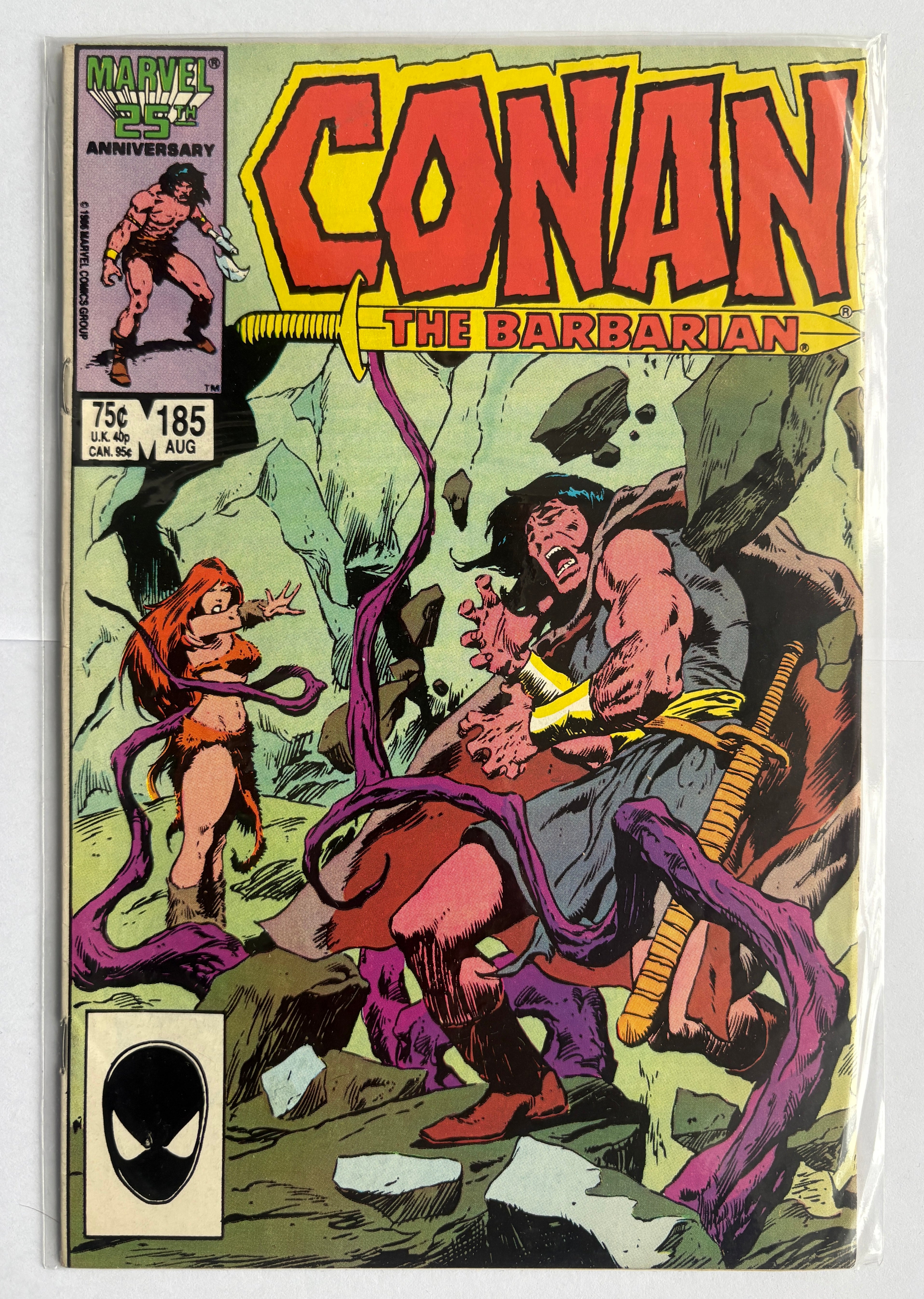 Conan the Barbarian #185 - Marvel Comics - August 1986 F/VF 7.0