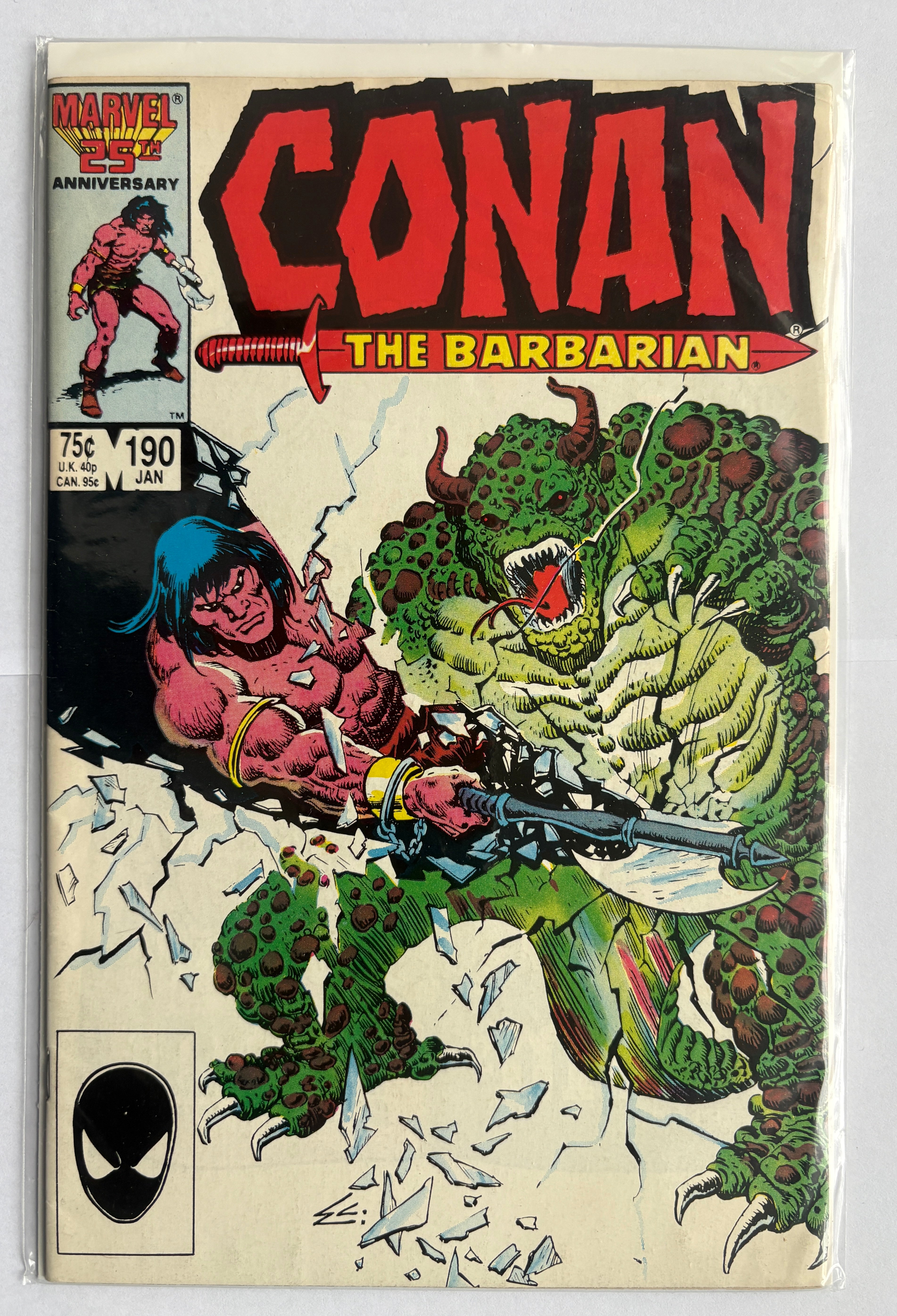 Conan the Barbarian #190 - Marvel Comics - January 1987 F/VF 7.0