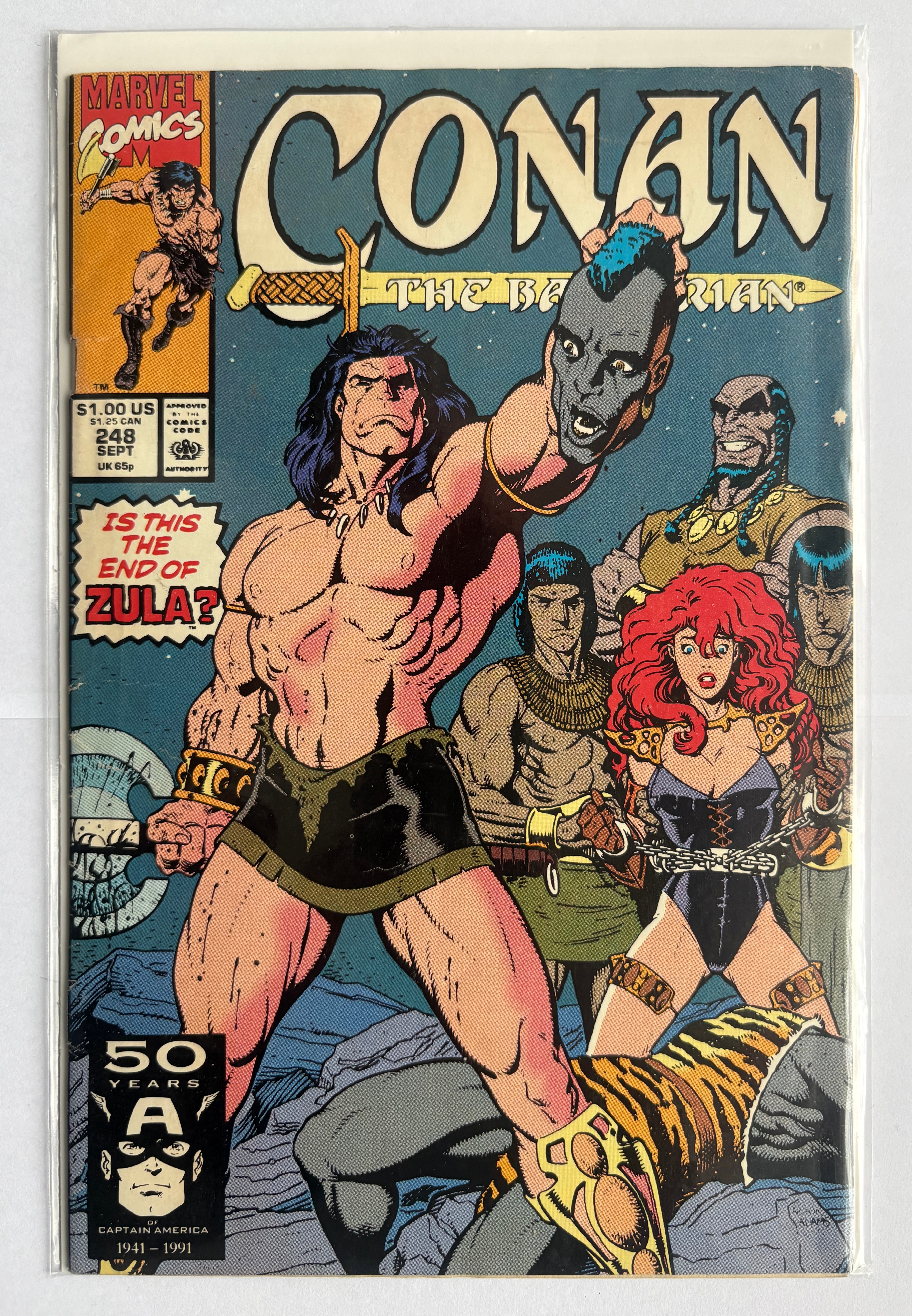 Conan the Barbarian #248 - Marvel Comics - September 1991 FN 6.0