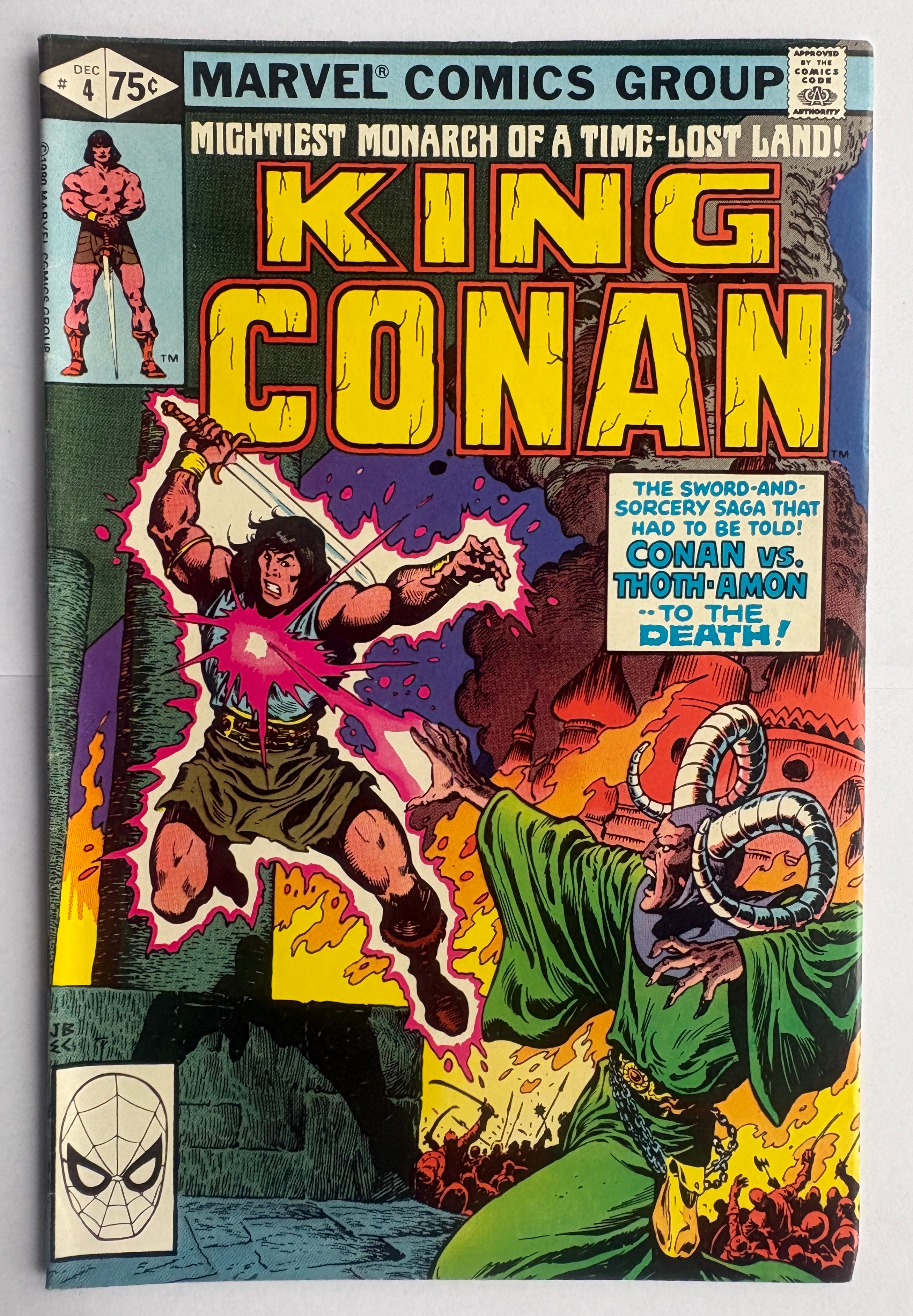 KING CONAN Vol: 1 #4 - Death of Thoth-Amon - December 1980 FN+ 6.5