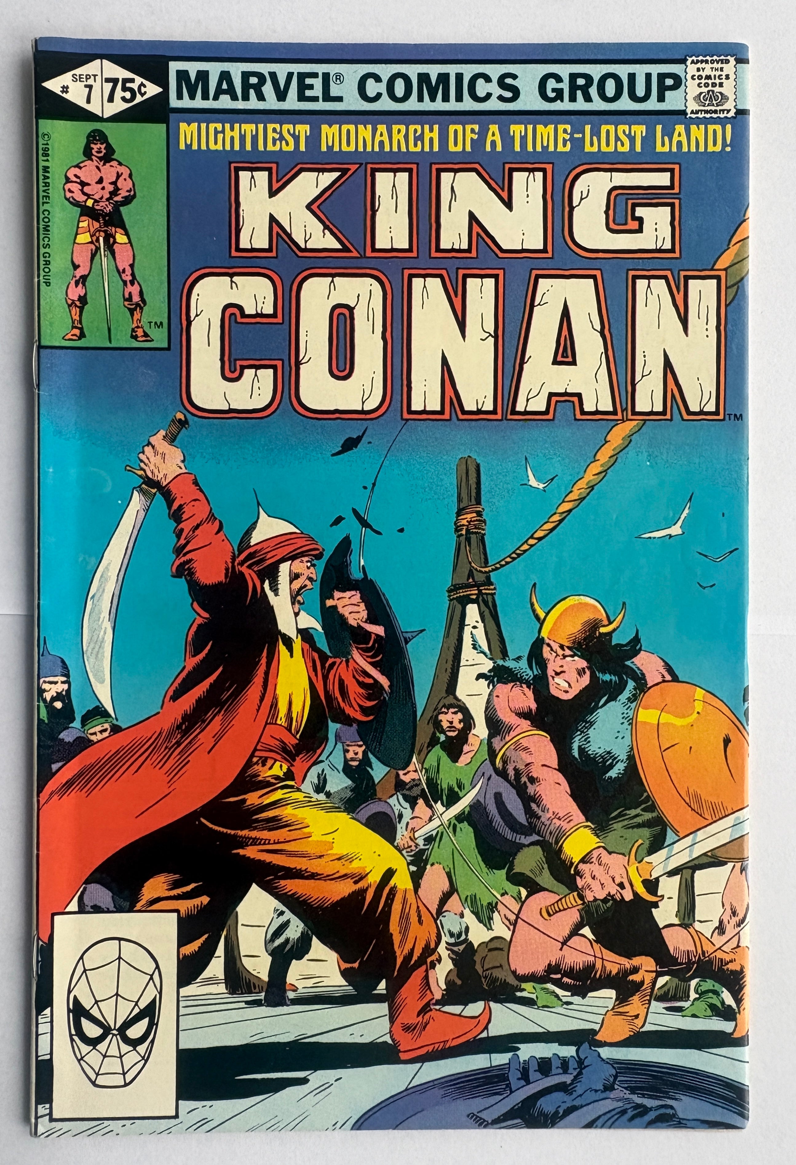 KING CONAN Vol: 1 #7 - 1st Paul Smith Story Art - September 1981 FN 6.0