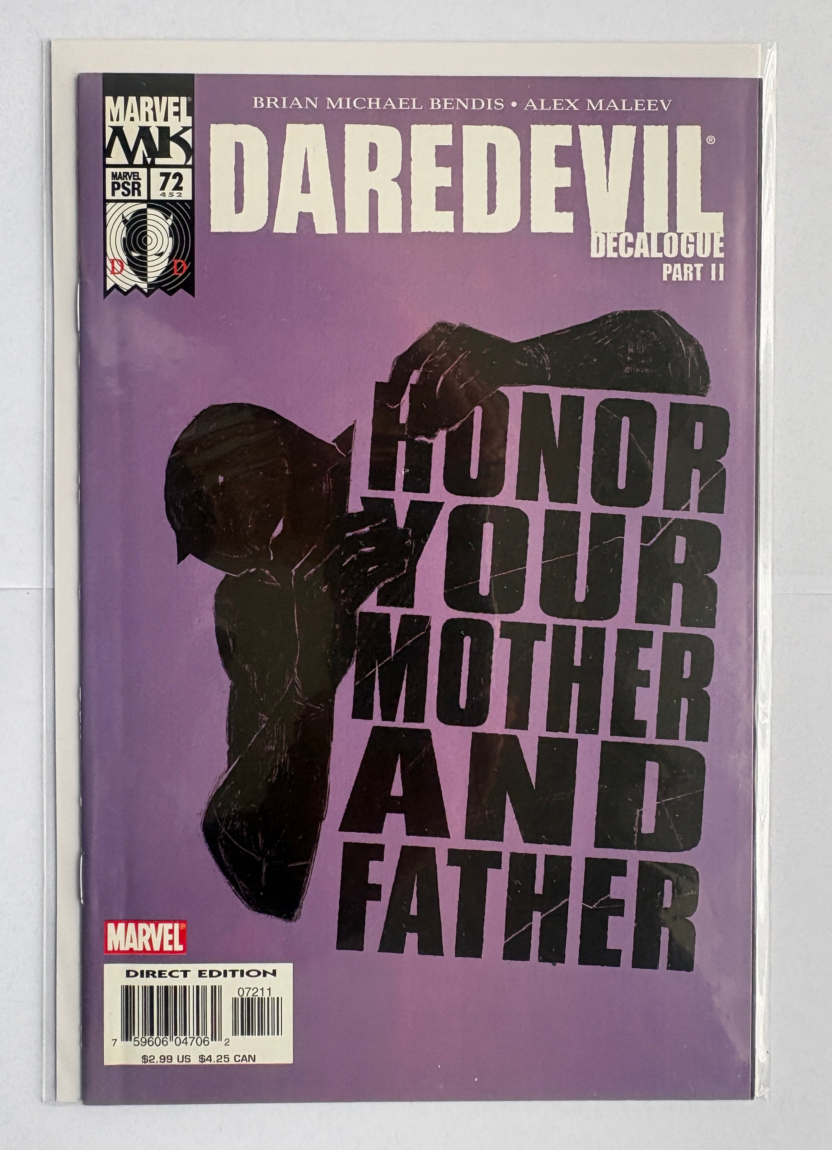 Daredevil #72 - 1st Printing Marvel Comics June 2005 VF+ 8.5