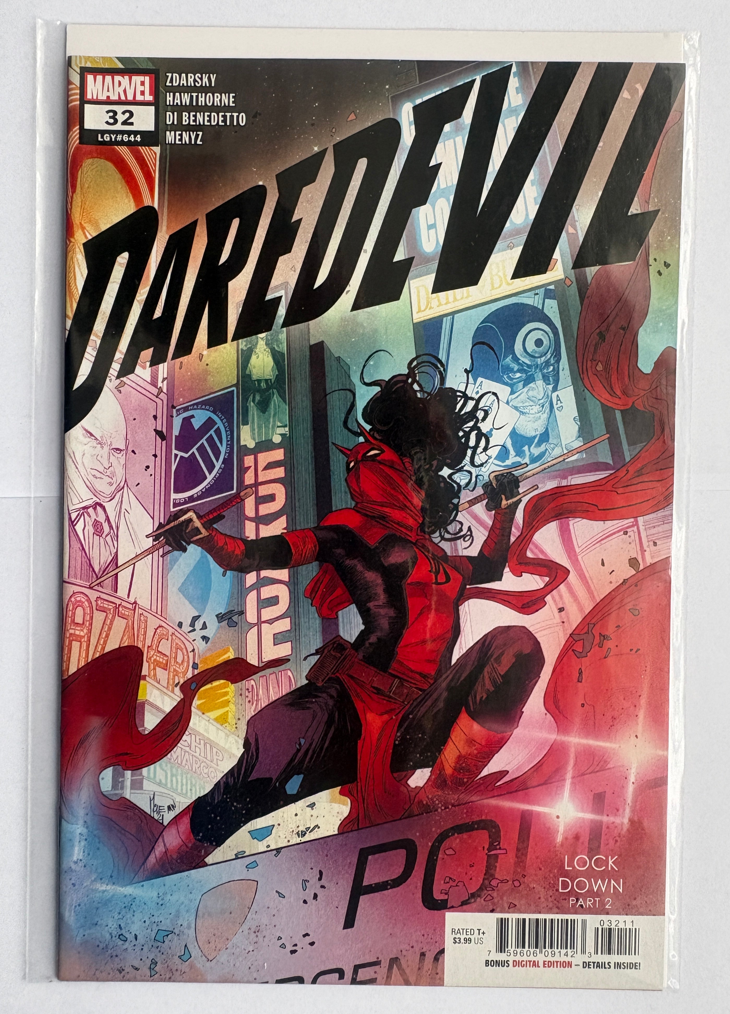 Daredevil #32 - 1st Printing Marvel Comics September 2021 NM- 9.2