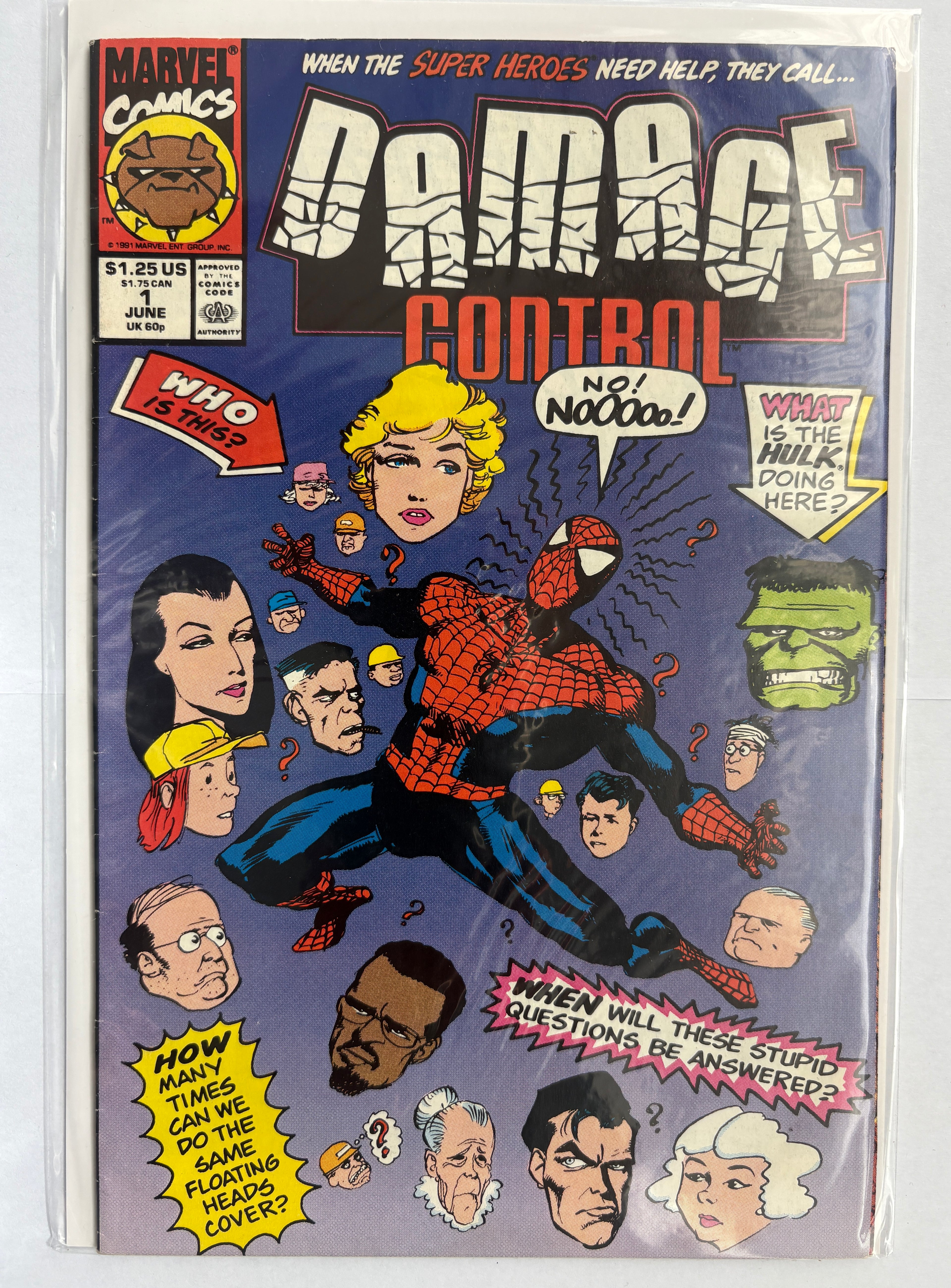 Damage Control #1 - Marvel Comics June 1991 FN+ 6.5