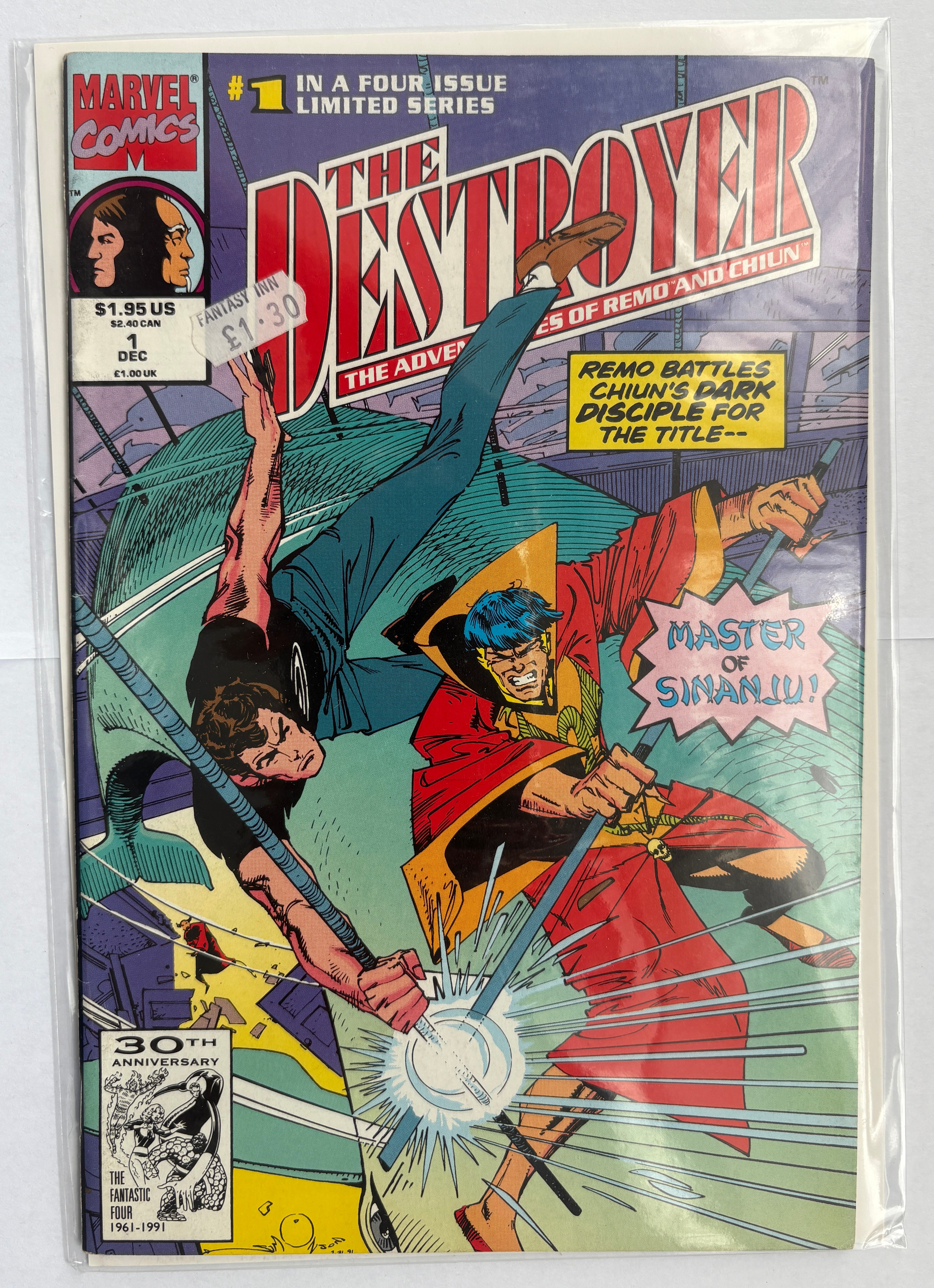 The Destroyer #1 - Marvel Comics - December 1991 - FN- 5.5