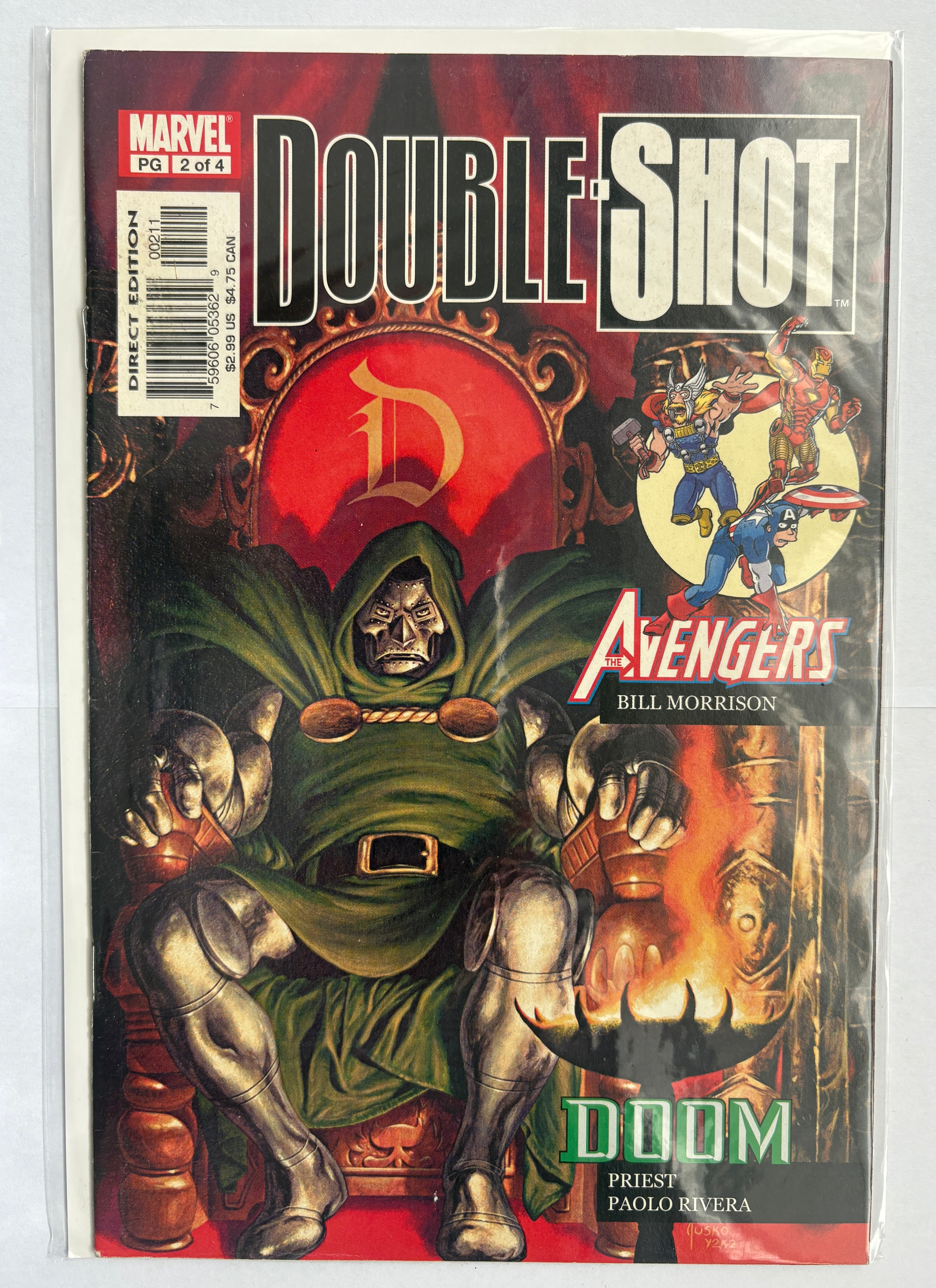 Marvel Double-Shot #2 (2 of 4) 1st Printing Marvel February 2003 VF/NM 9.0