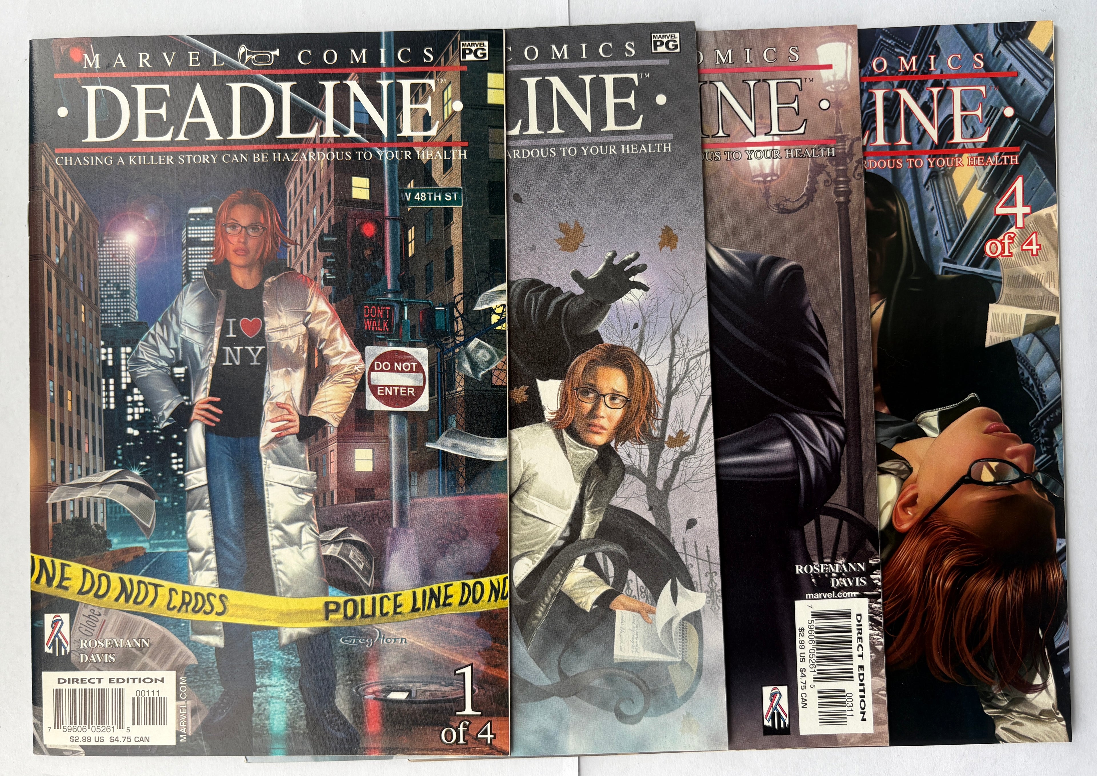 Deadline #1 to 4 Complete Set (4 Comics) Marvel Comics 2002 VF/NM 9.0