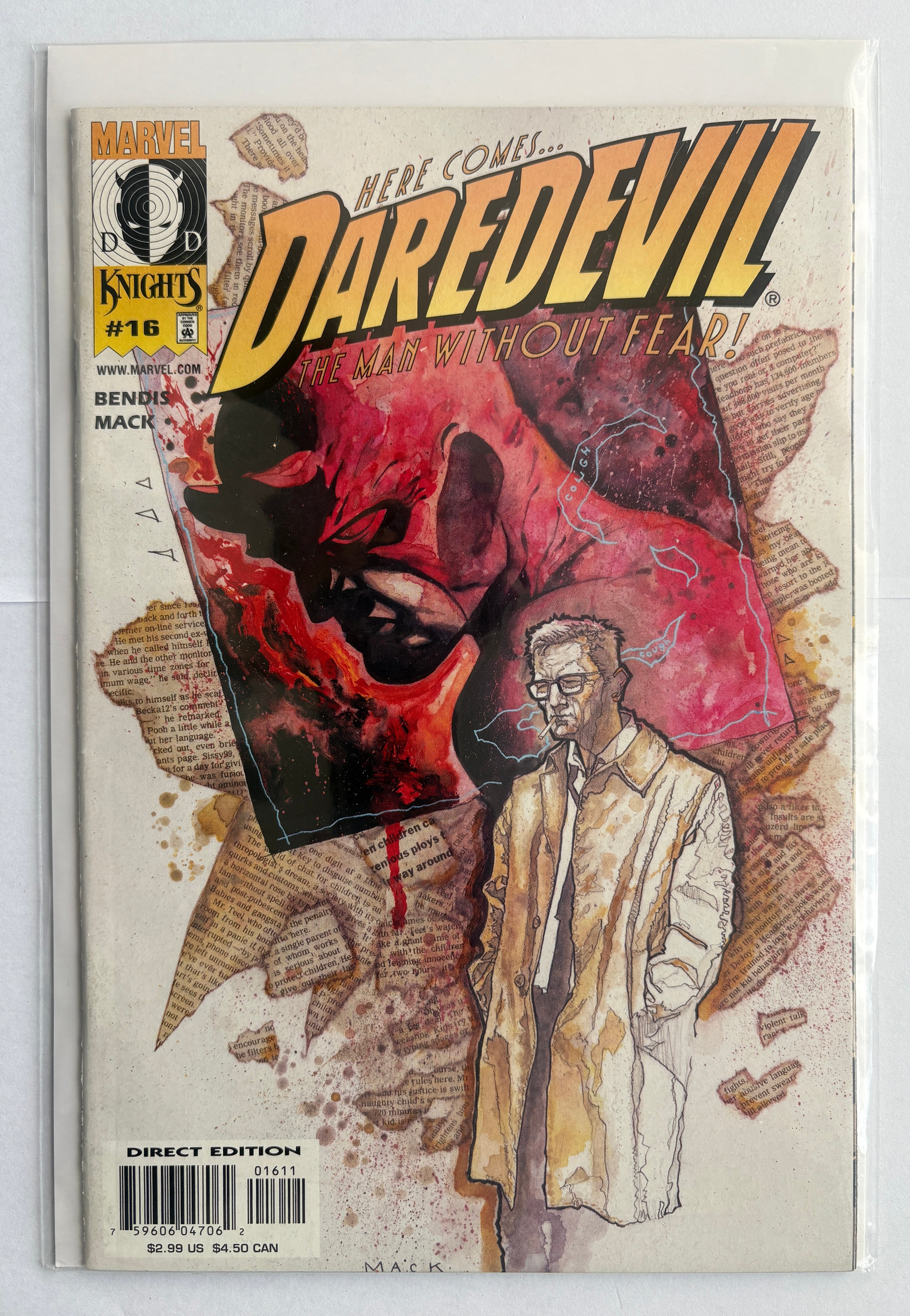 Daredevil #16 - 1st Printing Marvel Comics May 2001 VF+ 8.5