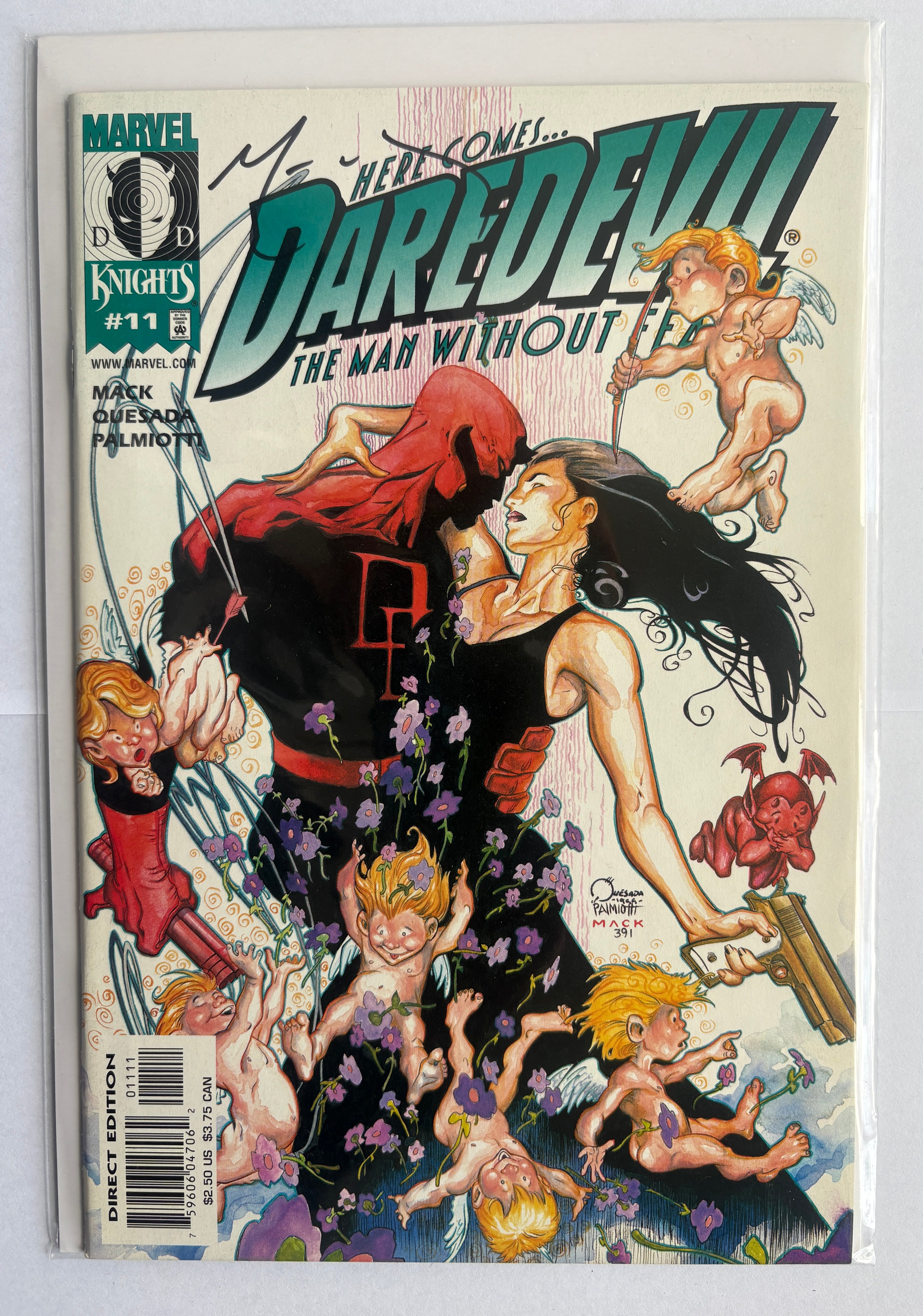 Daredevil #11 - 1st Printing - Signed by David Mack - May 2000 NM- 9.2